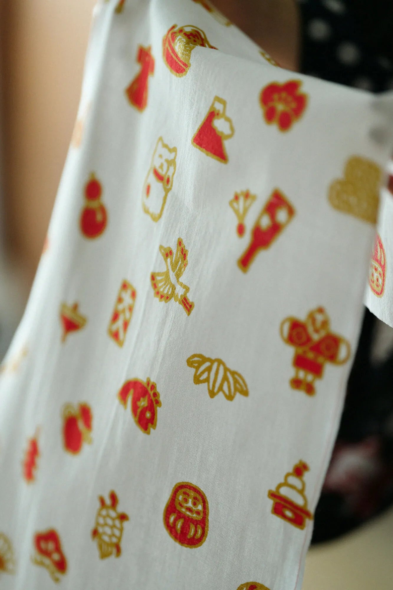 Isemomen Cotton Textile Handkerchief / Year of the Snake 2025