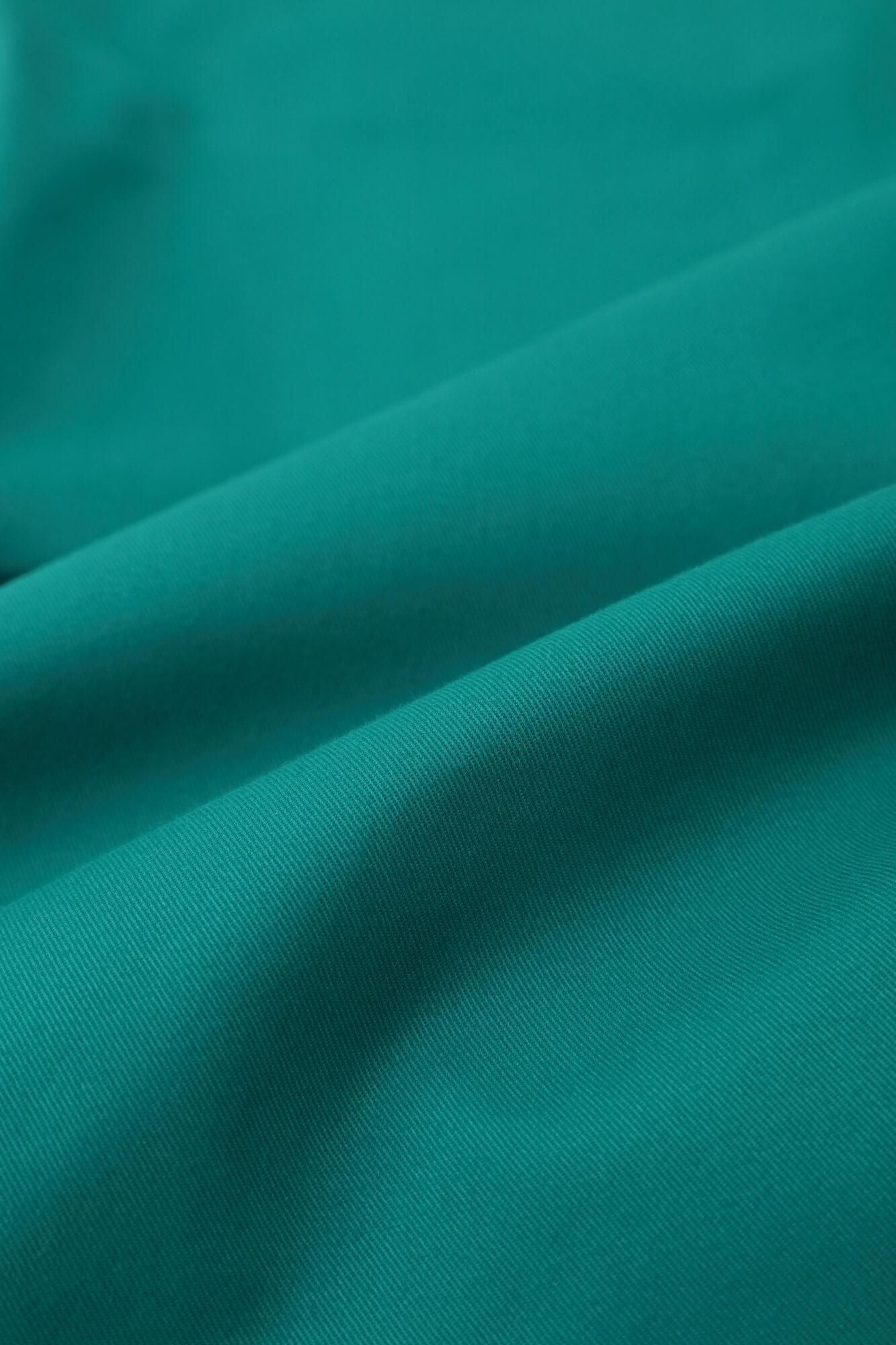 纯斜纹编织 Hironari Monpe/孔雀绿