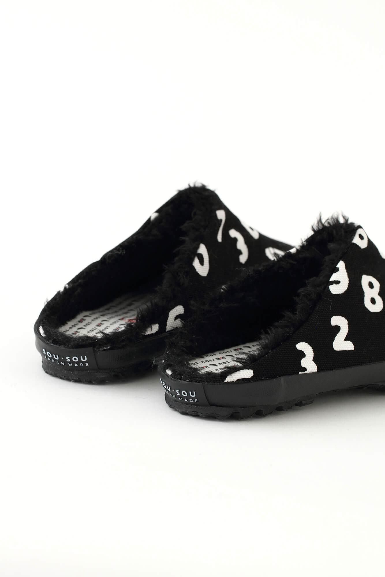 tabi에 붙어있는 Tabi 양말, boa/SO-SU-U콘 검은색