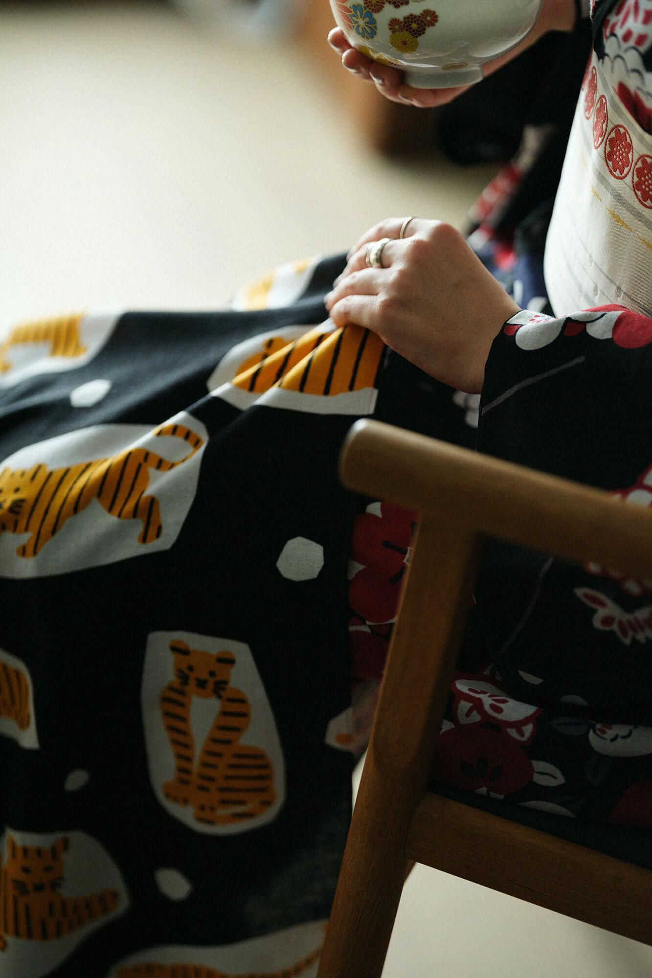 Isemomen Cotton Textile Handkerchief/Zodiac Handkerchief Year of the Tiger 2022