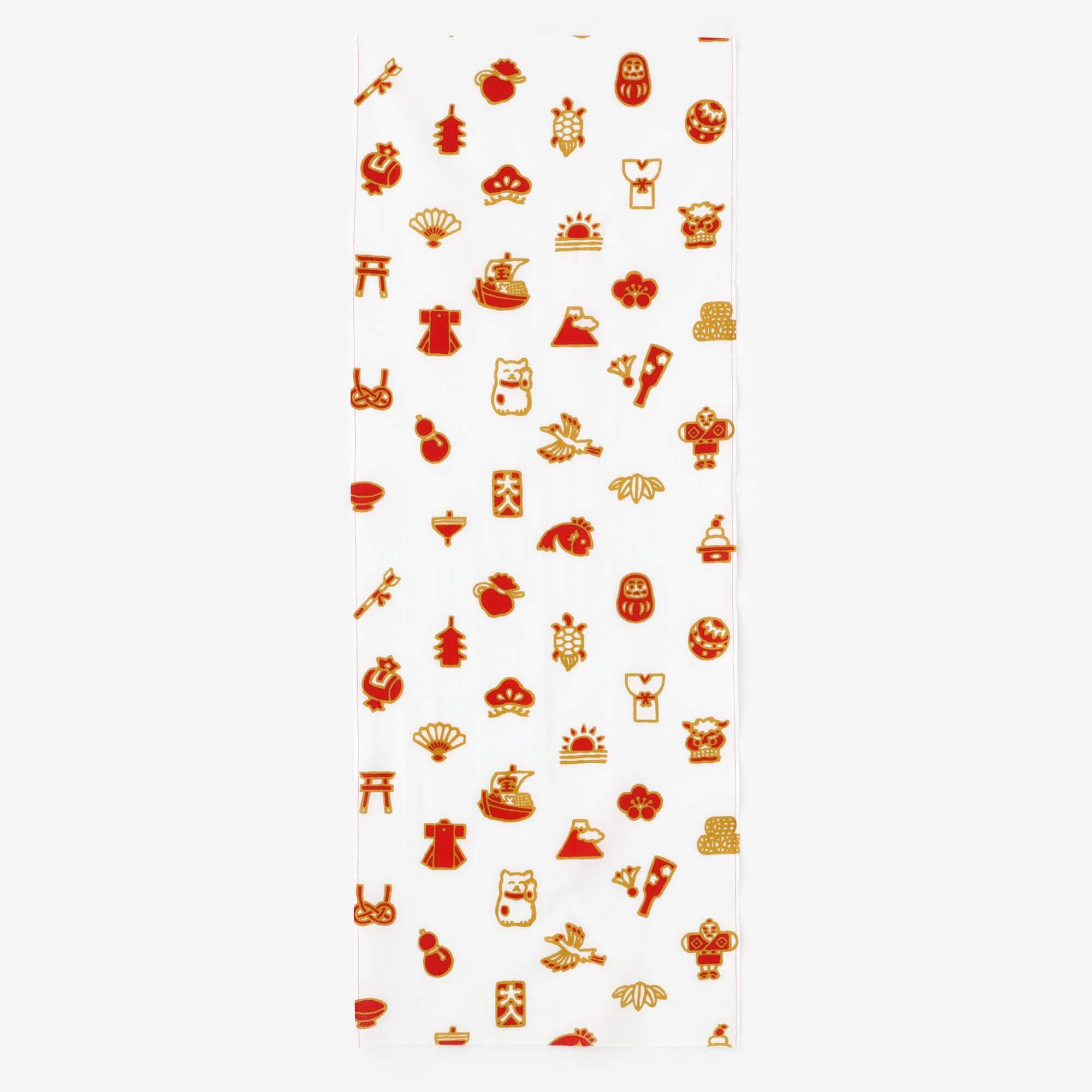 Ise Momen textiles Tenugui/Hyakufuku-Muster