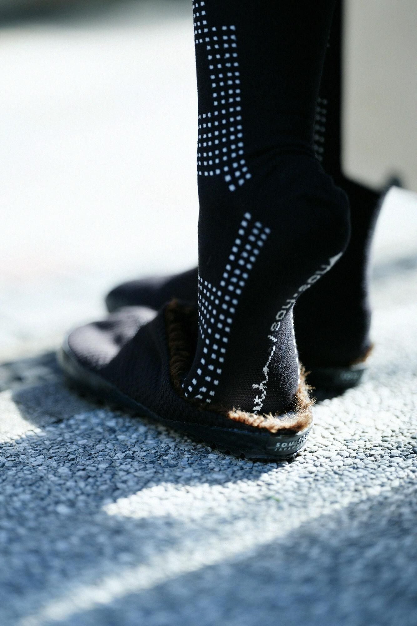 Tabi Socks(Knee High)/Shadow Black