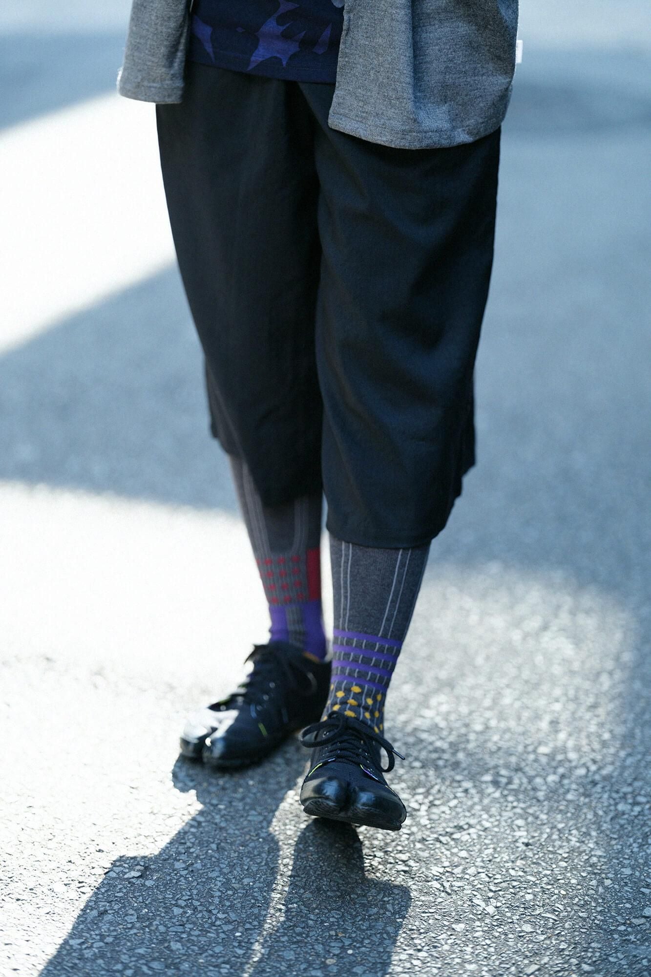 Tabi Socks(Knee High)/Layering Dark Grey