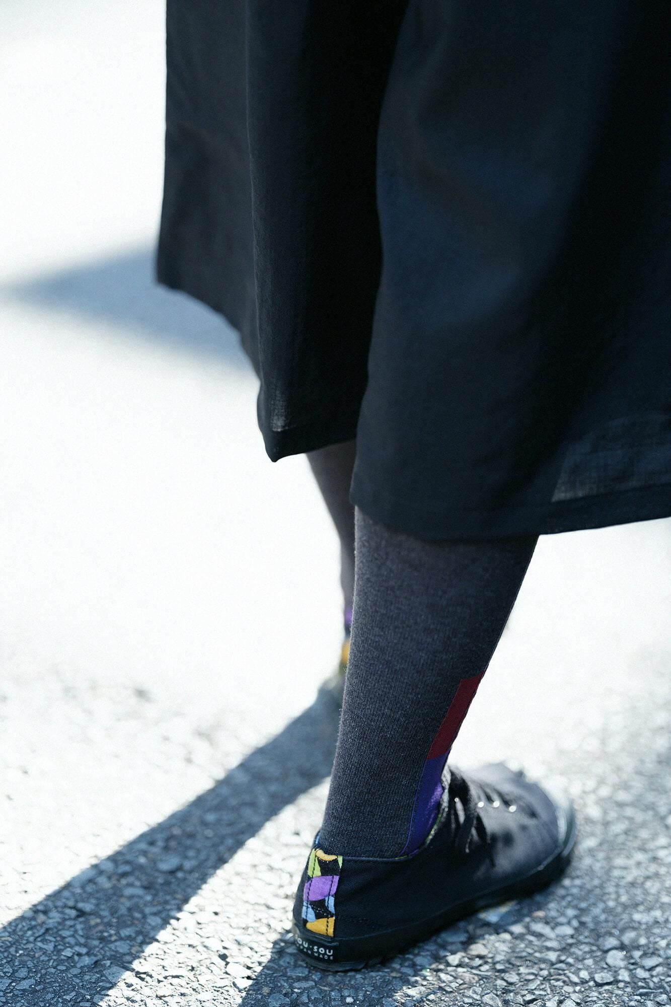 Tabi Socks(Knee High)/Layering Dark Grey