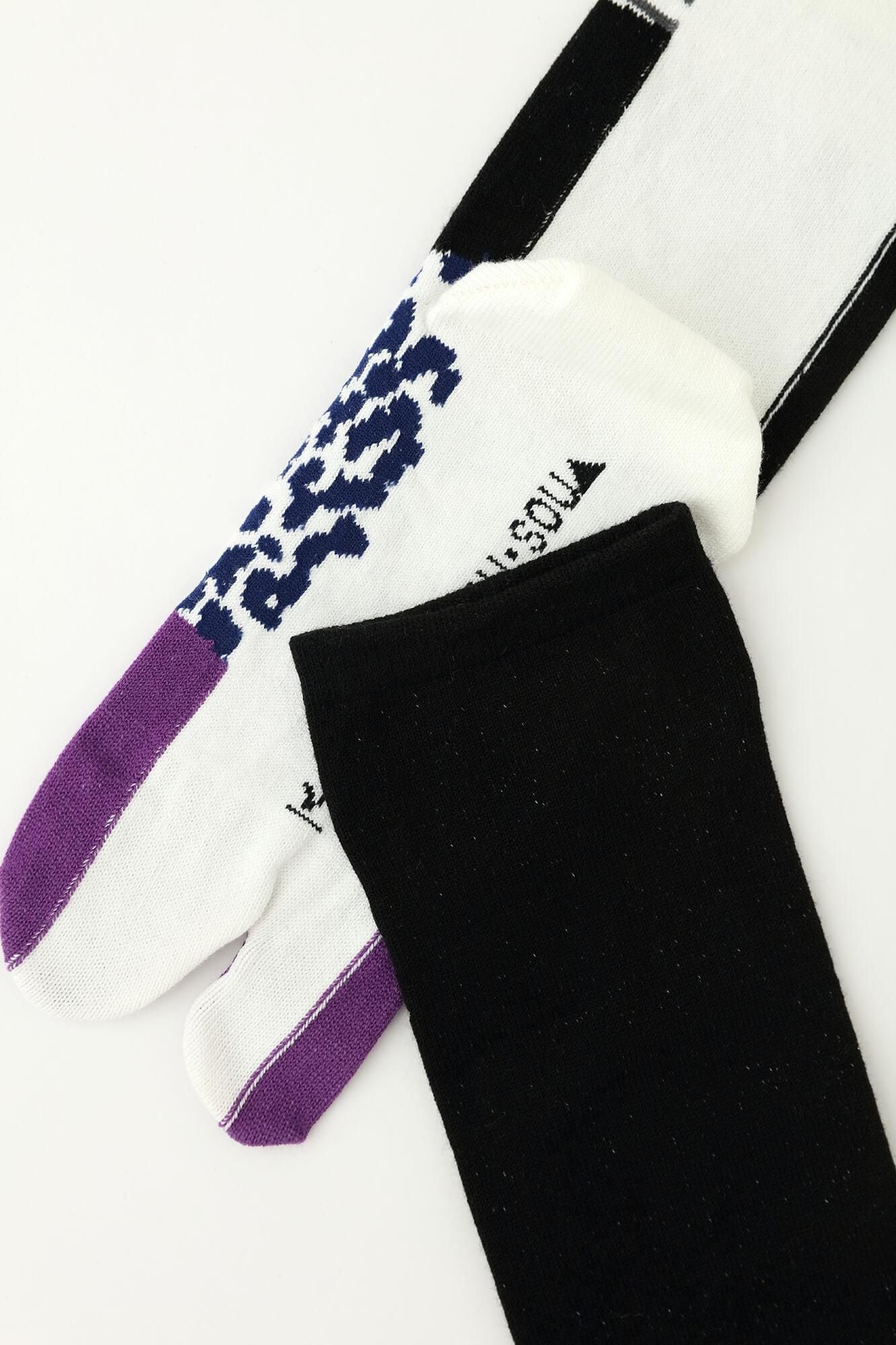 Tabi Socks(Knee High)/Higashiyama Purple