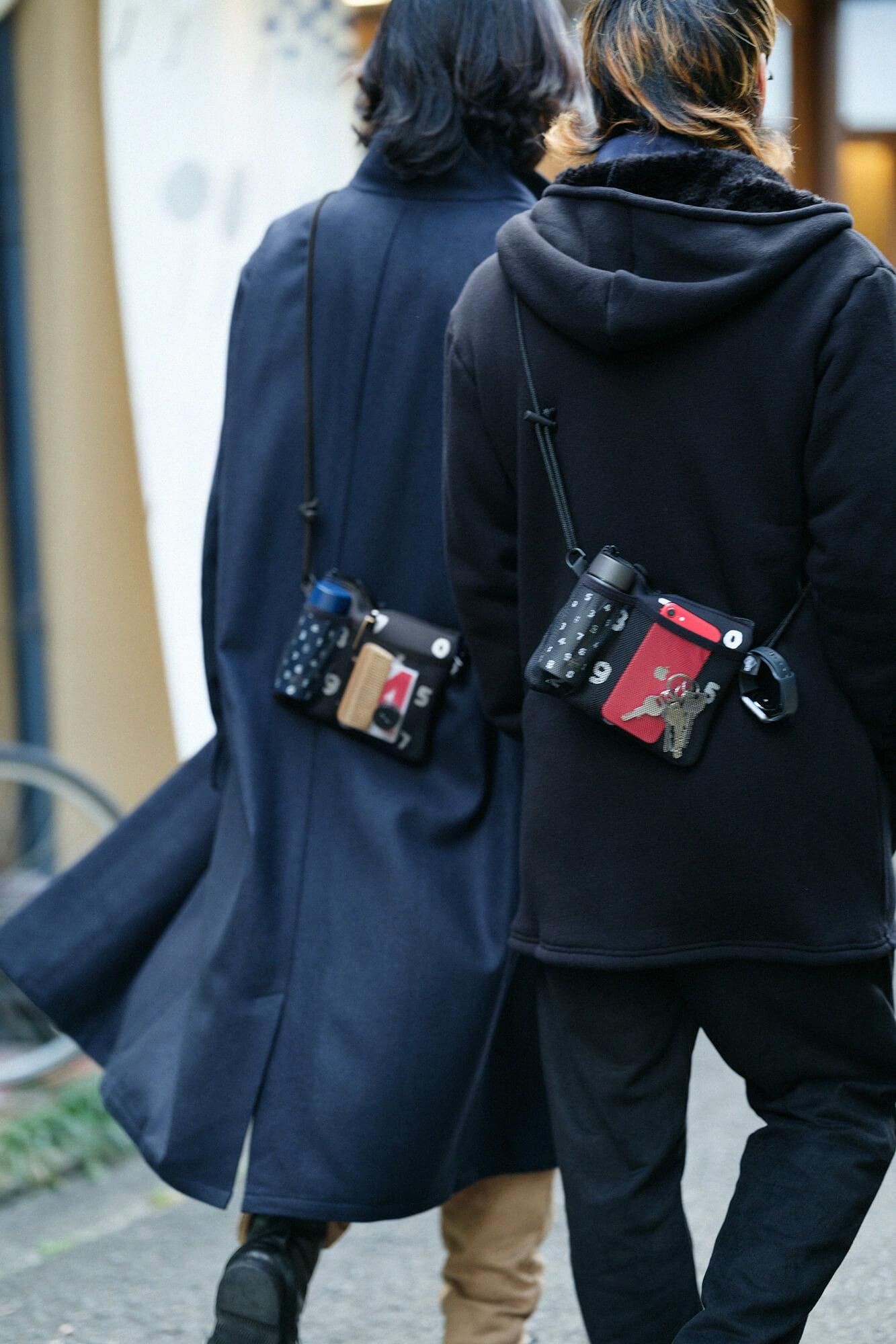 SOU・SOU×POKETLE ポケトル専用 メッシュサコッシュ/ブラック