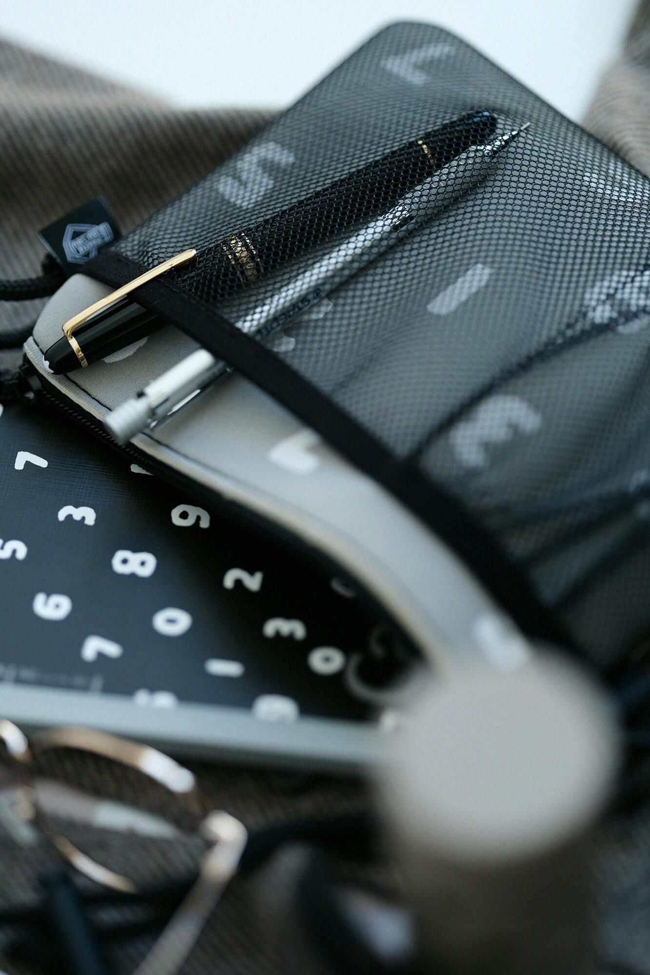 SOU・SOU×POKETLE ポケトル専用 メッシュサコッシュ/ライトグレー