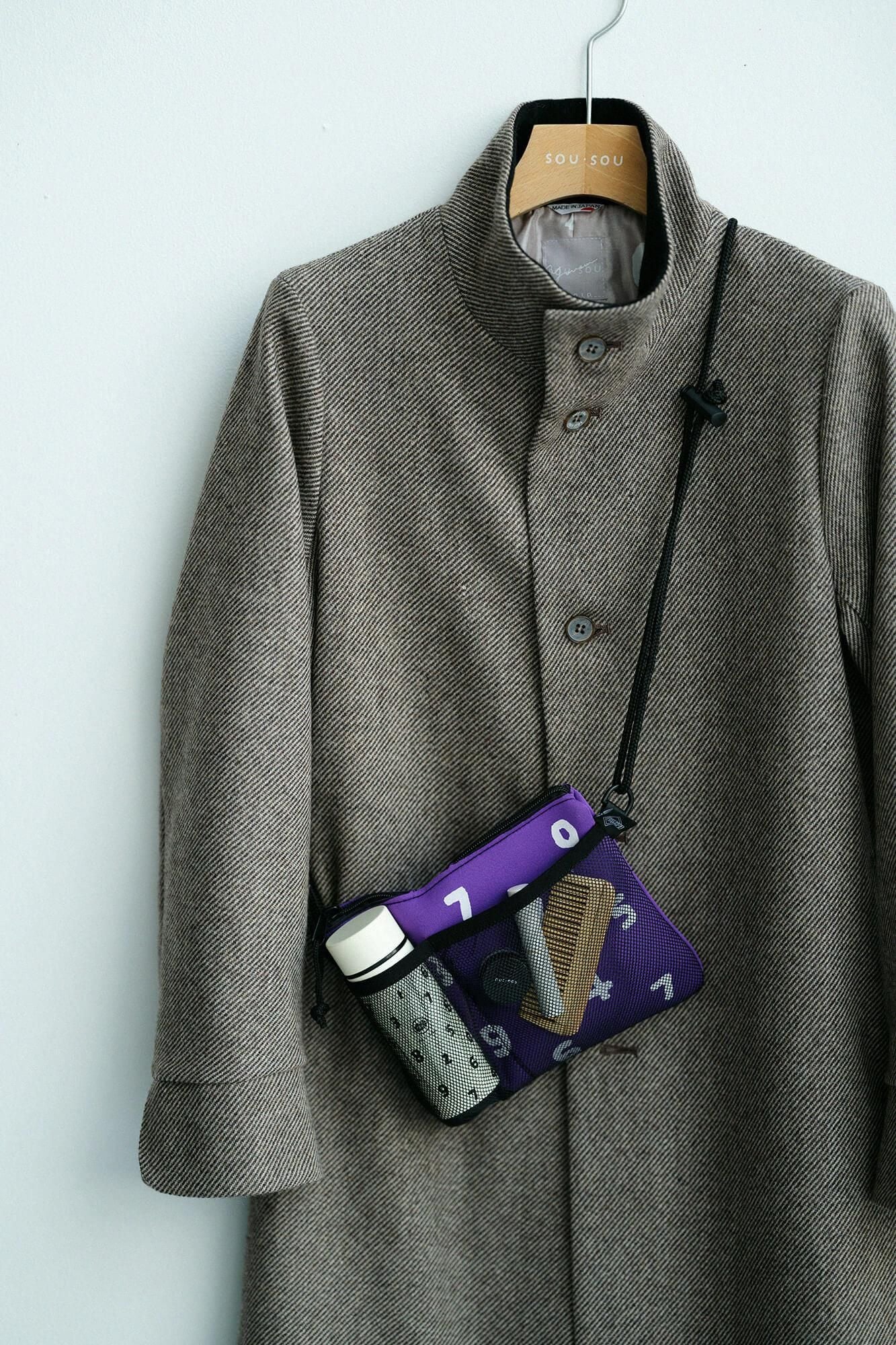 SOU・SOU×POKETLE ポケトル専用 メッシュサコッシュ/パープル