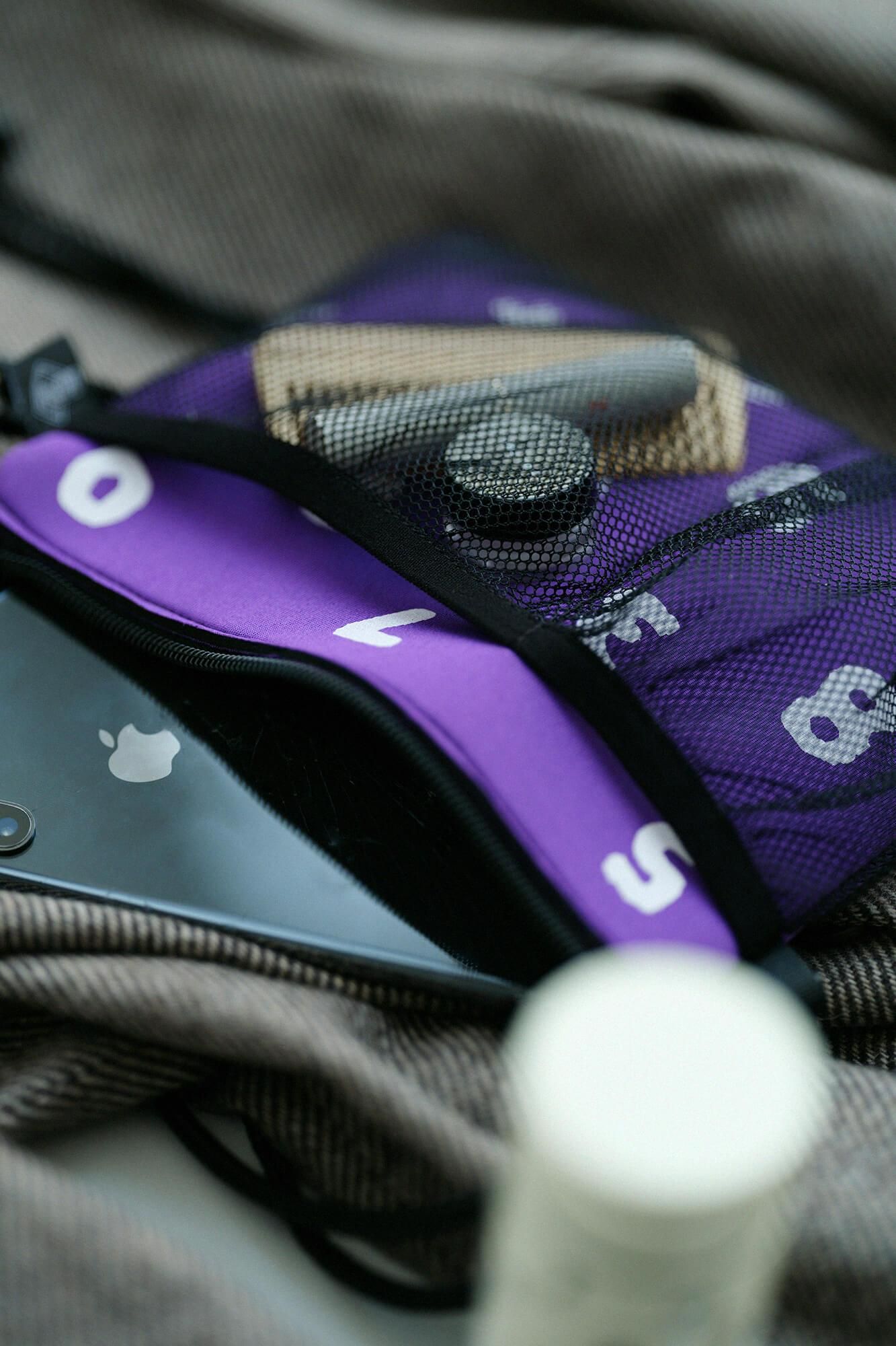 SOU・SOU×POKETLE ポケトル専用 メッシュサコッシュ/パープル