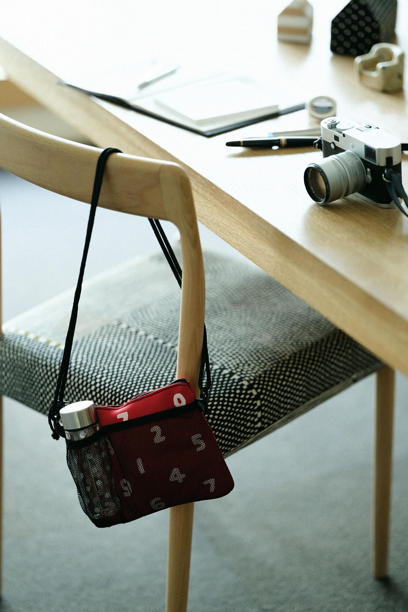 SOU・SOU×POKETLE ポケトル専用 メッシュサコッシュ/レッド