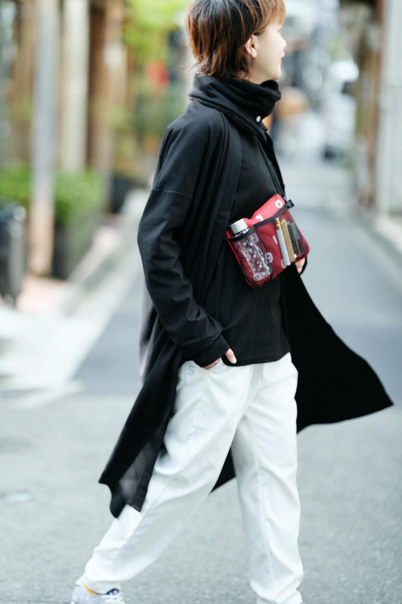 SOU・SOU×POKETLE ポケトル専用 メッシュサコッシュ/レッド