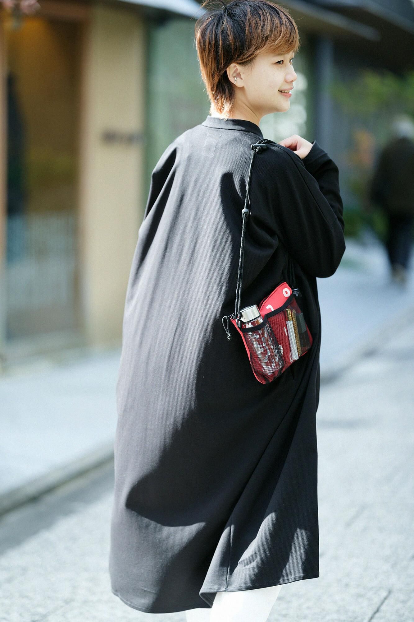 SOU・SOU×POKETLE ポケトル専用 メッシュサコッシュ/レッド