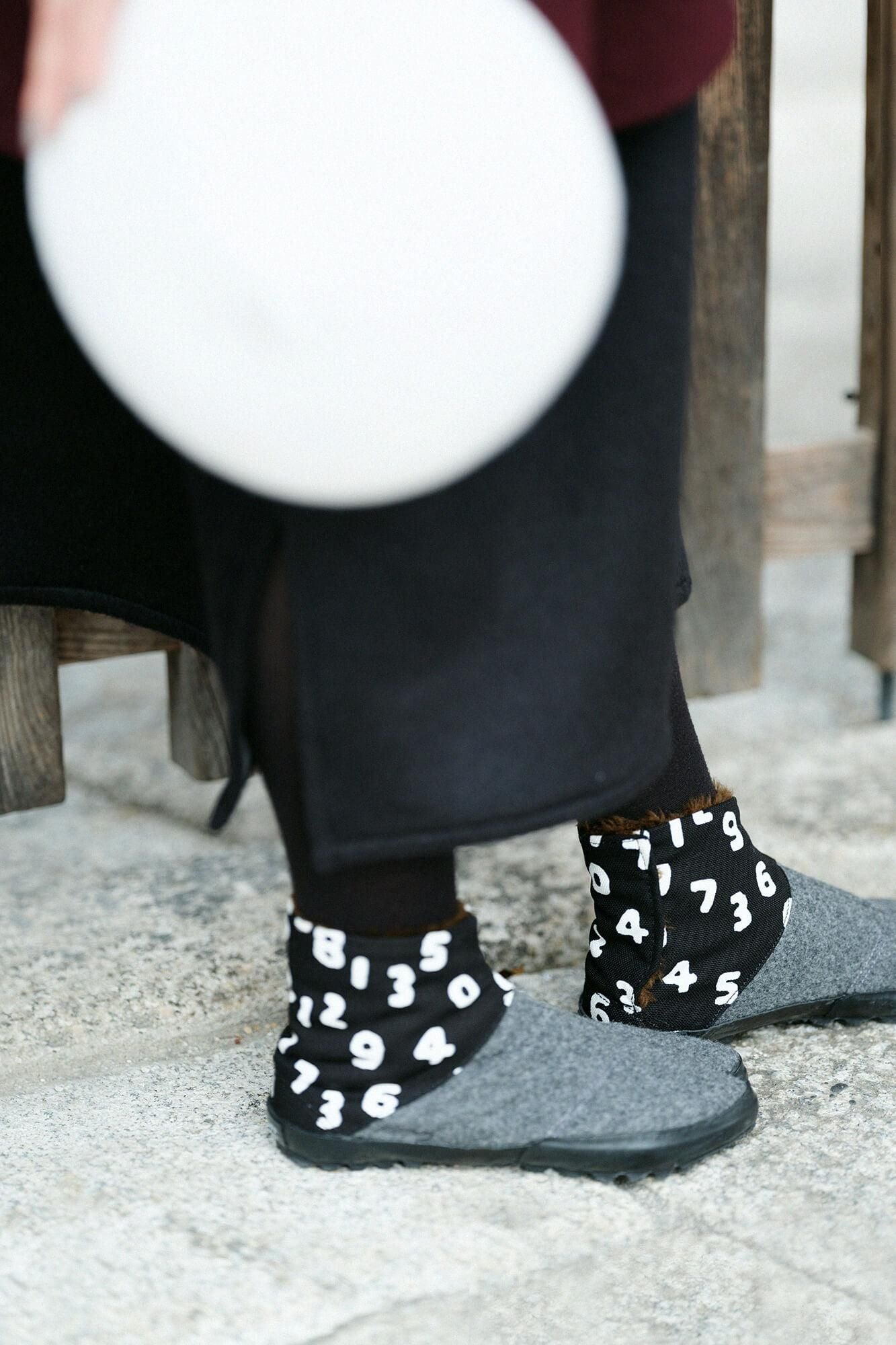 粘贴大师服装地下室Tabi boa/so-su-u kon x Dark Ash