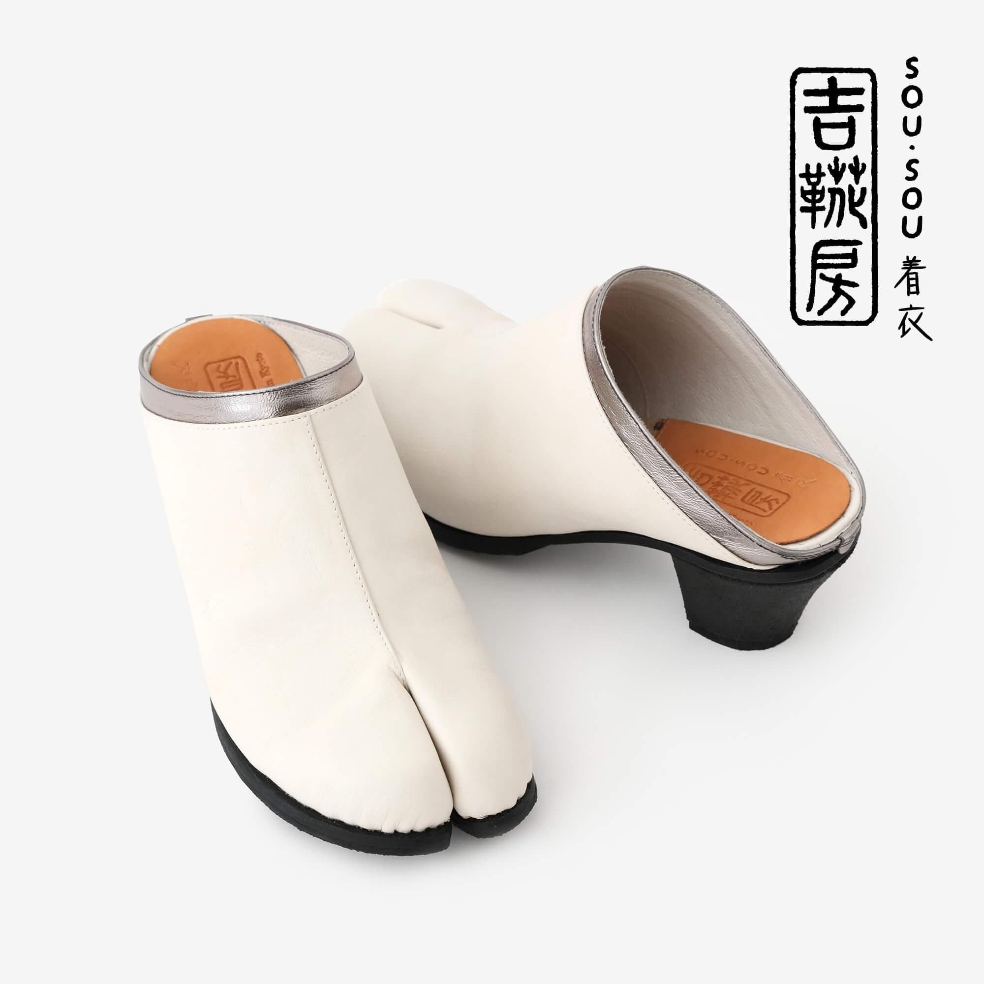 Akutotabi Sungo (45mm) SOU・SOUKikoromo× Kikkabo /White 【※Delivery takes approximately 8 months】