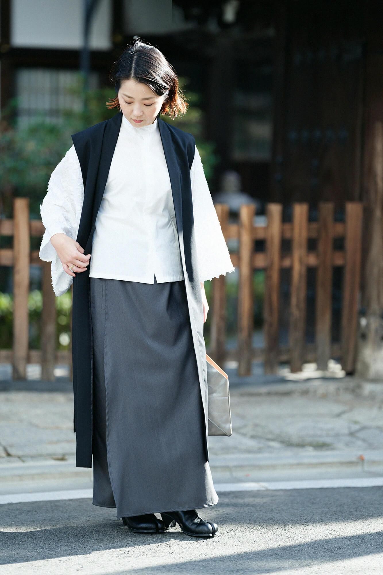 Akutotabi Sungo (45mm) SOU・SOUKikoromo× Kikkabo /Black 【※Delivery takes approximately 8 months】