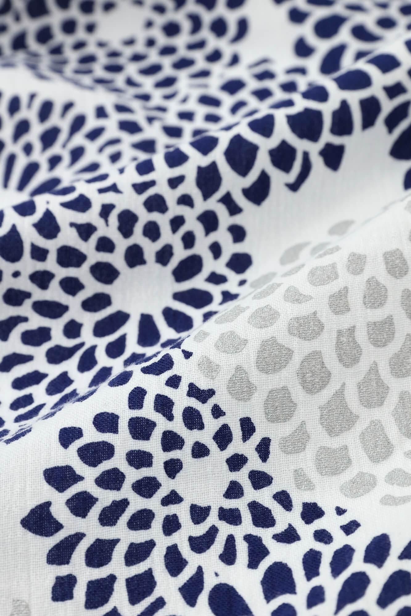 【网络限定】高島縮棉 20/20 女裝 圆领 圖案紋樣居家服/全菊 清風