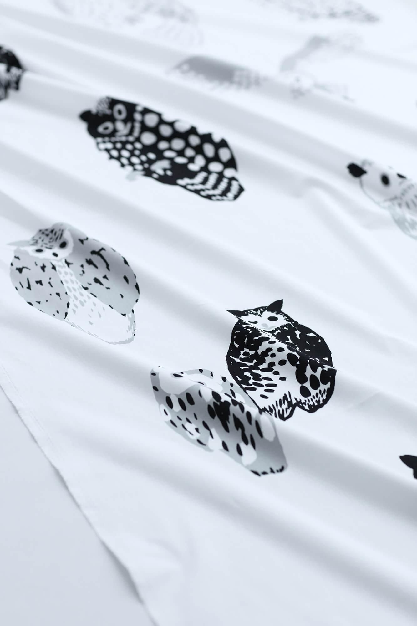 布料剪裁販售 (21號平織棉)/貓頭鷹<50cm>