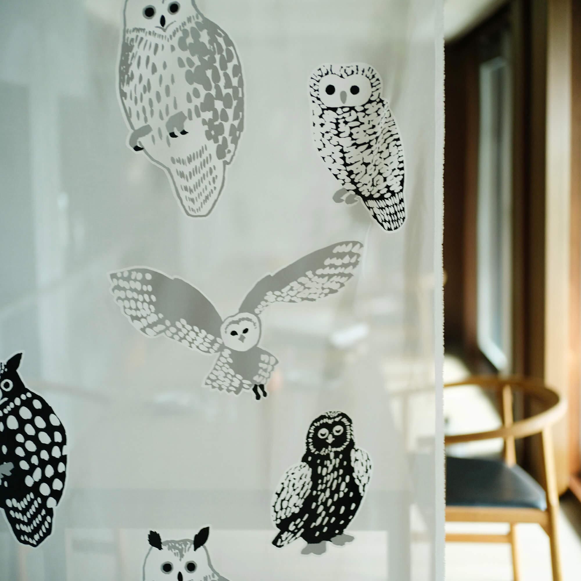 Textile sold in cuts (Opal Lace) / Owl<50cm>test