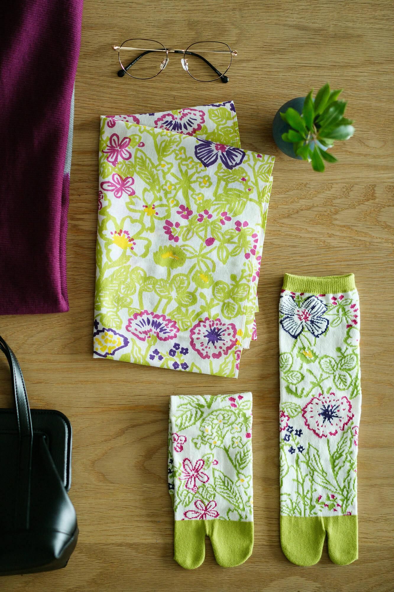 Ise cotton textile tenugui / soubuki moe (somokumebae izuru)