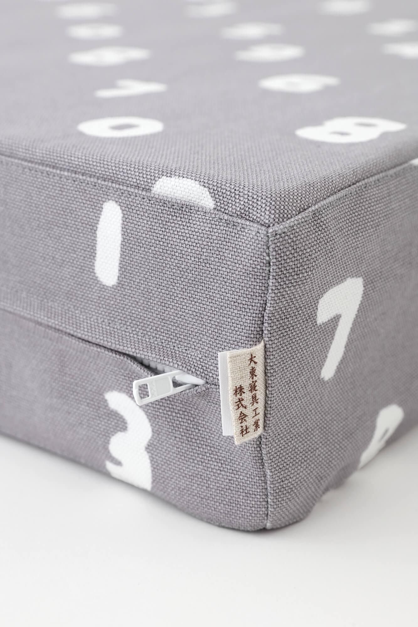 箱座布団/SO-SU-U 中 薄墨色(うすずみいろ)【※お届けに約3週間】