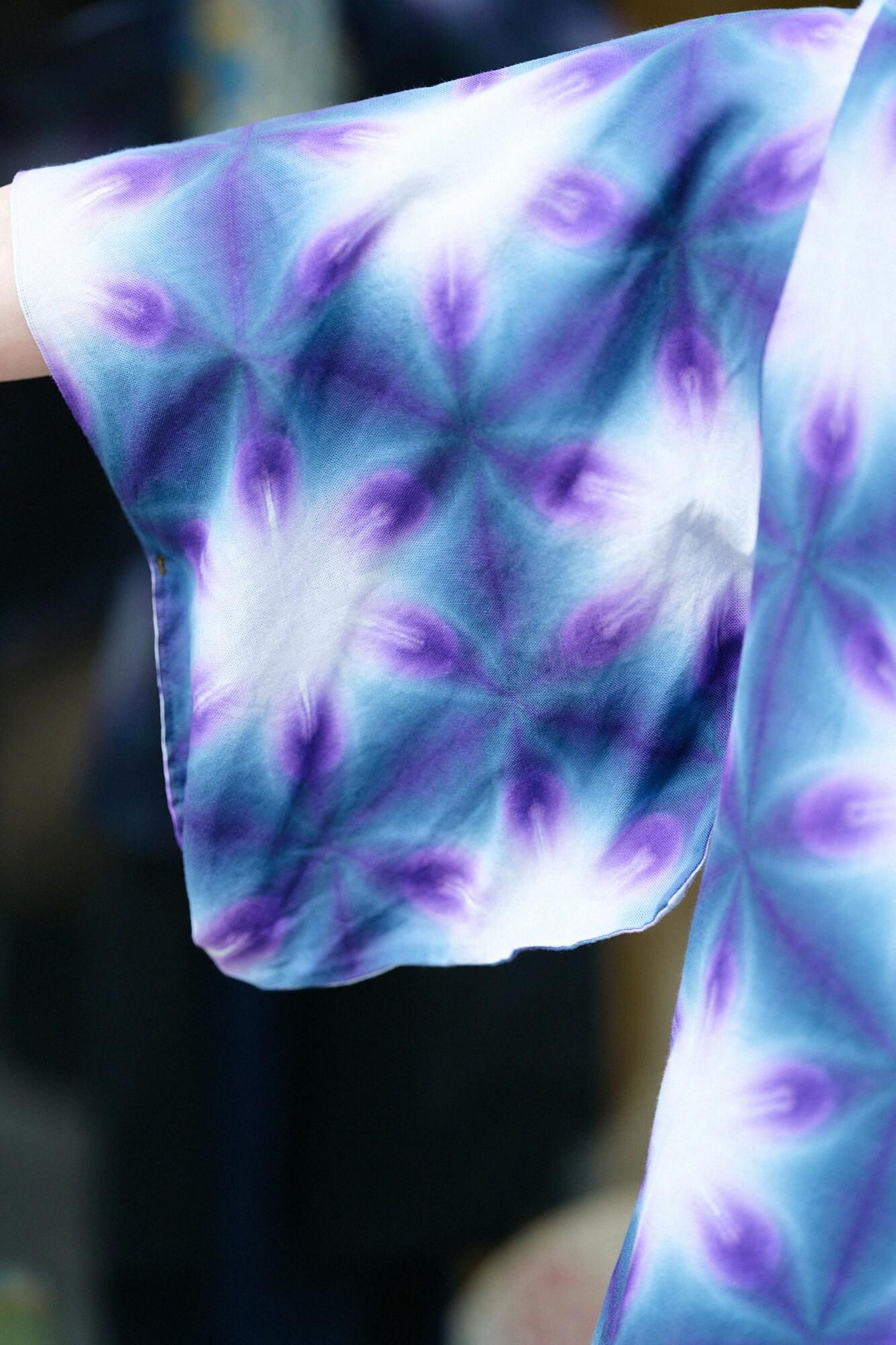 たばた絞り 知多木綿 文(ぶん) 草衣(そうい) 上(うえ)/雪花(せっか) 氷室(ひむろ)