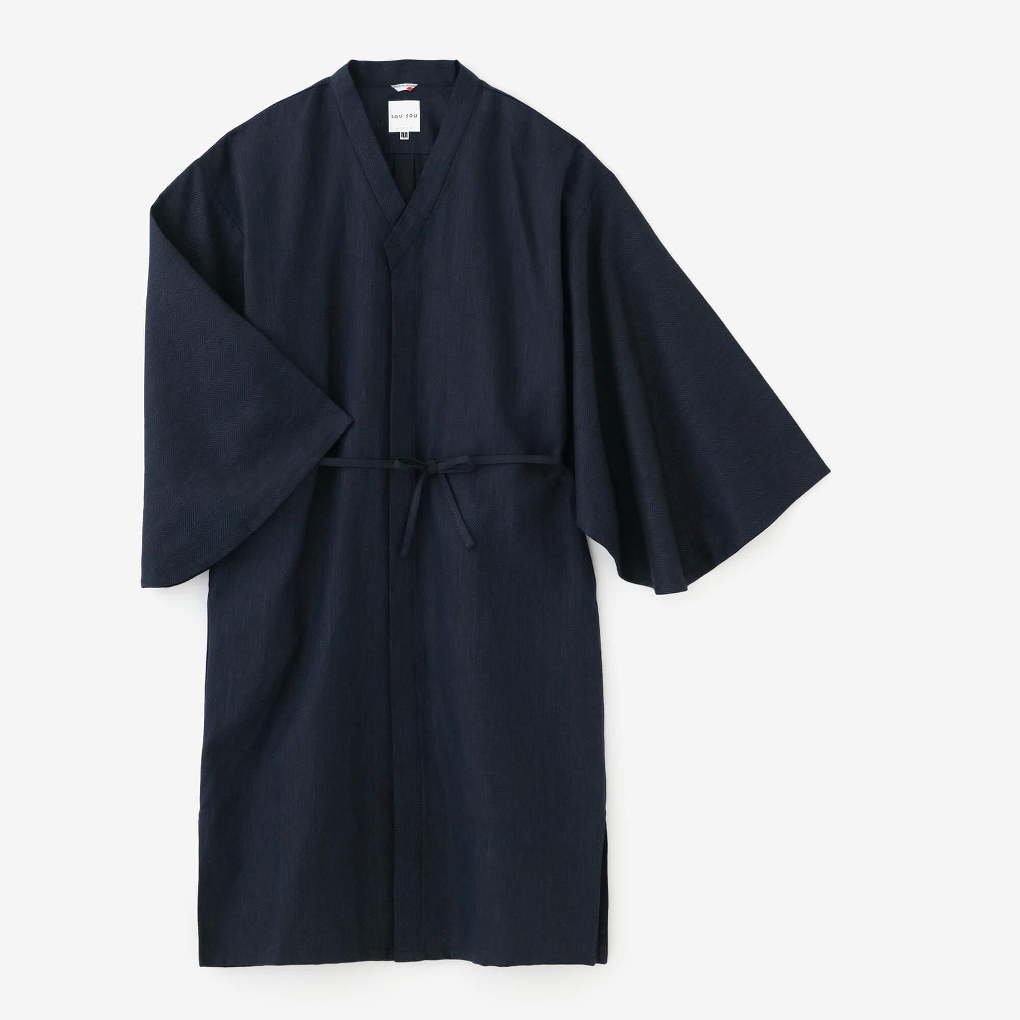 sousou 綿麻綾編薙刀かり衣　細衿　短丈 net限定】綿麻（めんあさ） 杉綾織（すぎあやおり） 薙刀かり衣