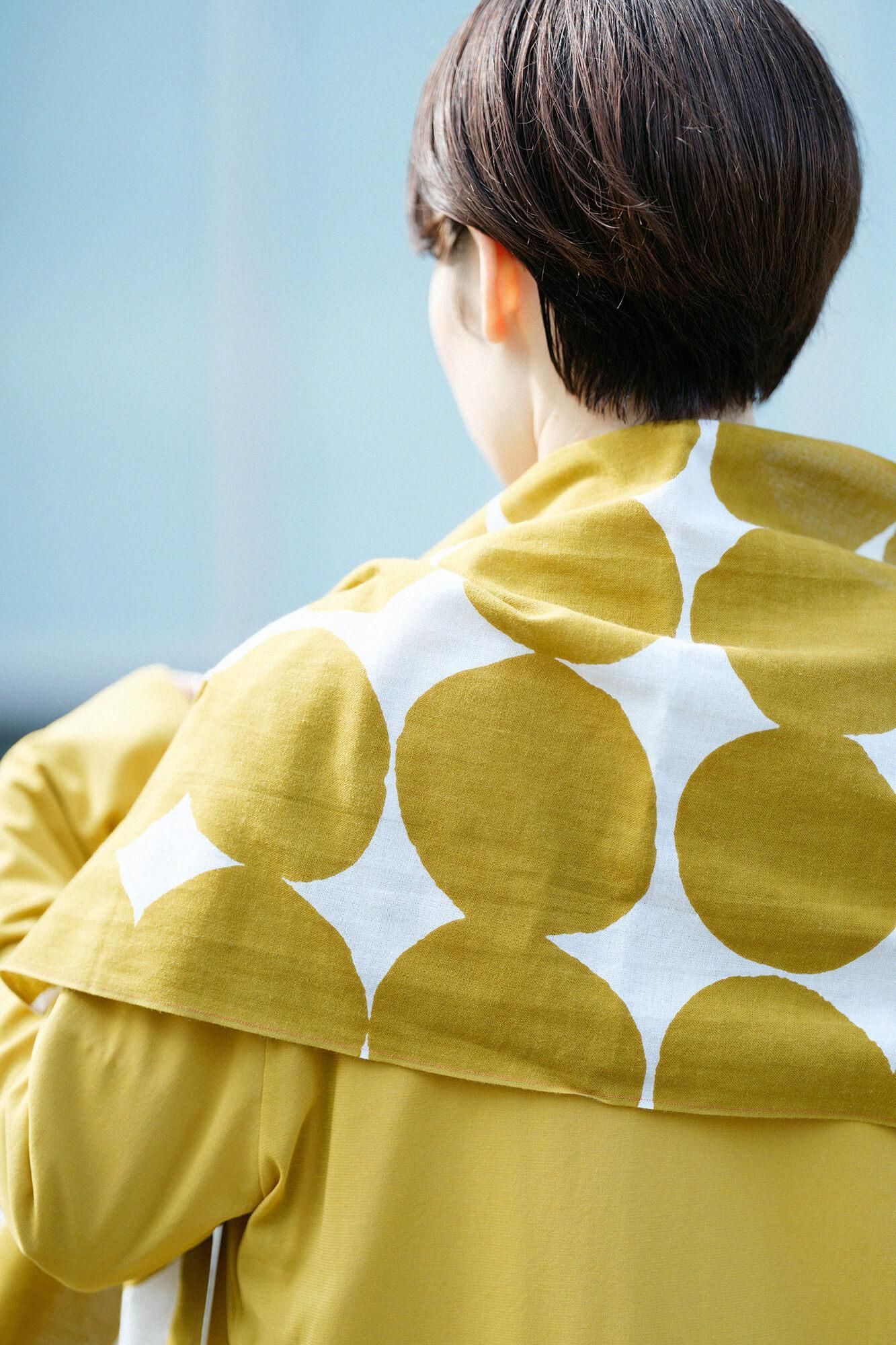 ISE棉,涂抹 /大红头,天然X芥末颜色2