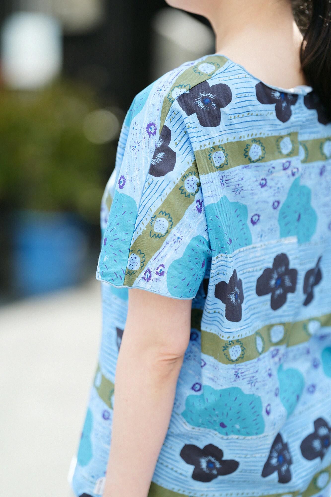 Cap Sleeve Top / Grass Picking