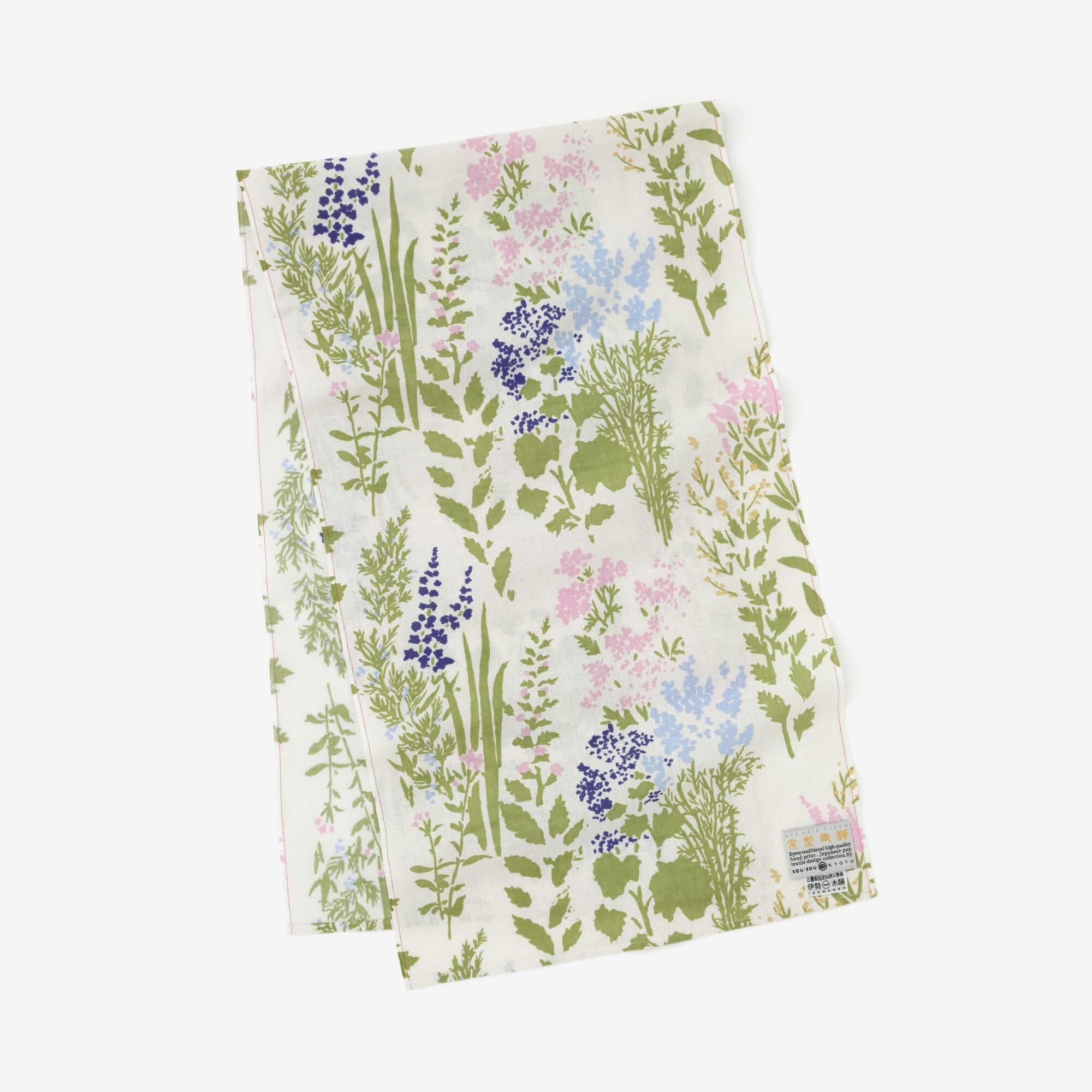 Isemomen Cotton Short Scarf / Light Breeze