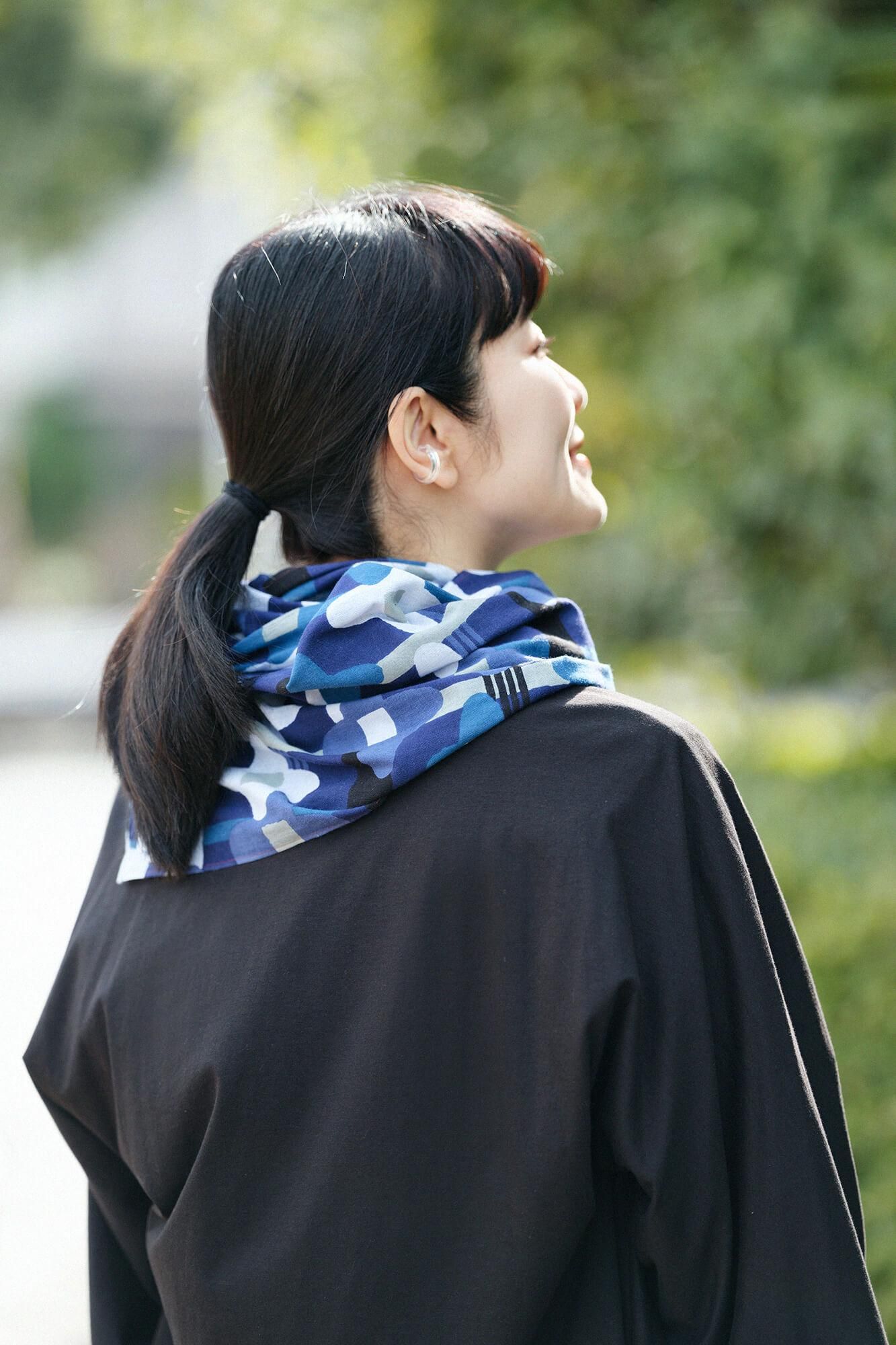 Ise Cotton Kubimaki courte longueur/Treillis fleuri