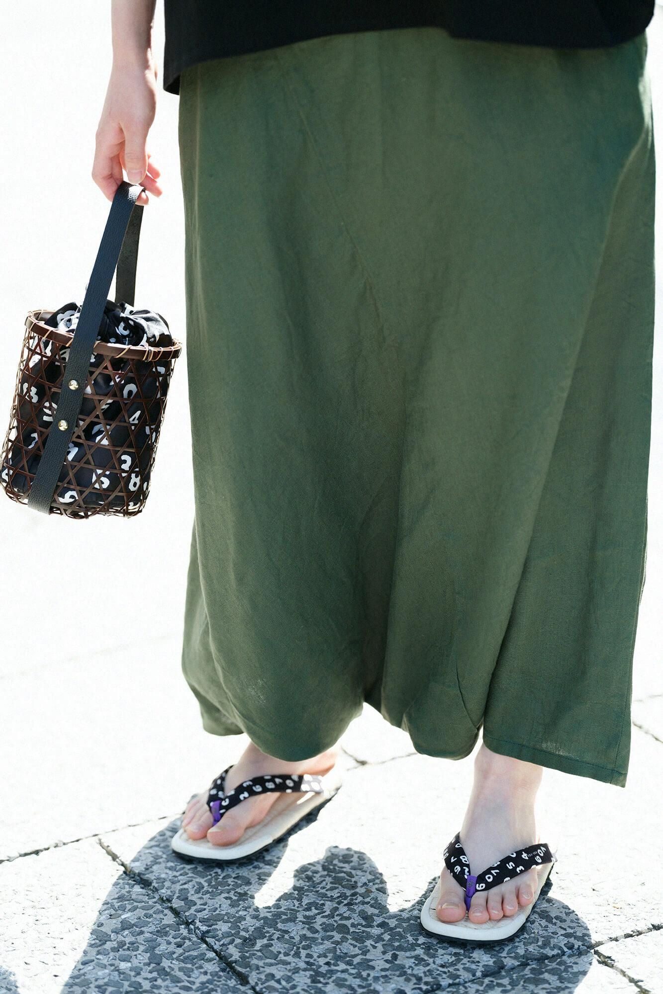 草履涼鞋 茶竹/SO-SU-U十數 昆 黑色