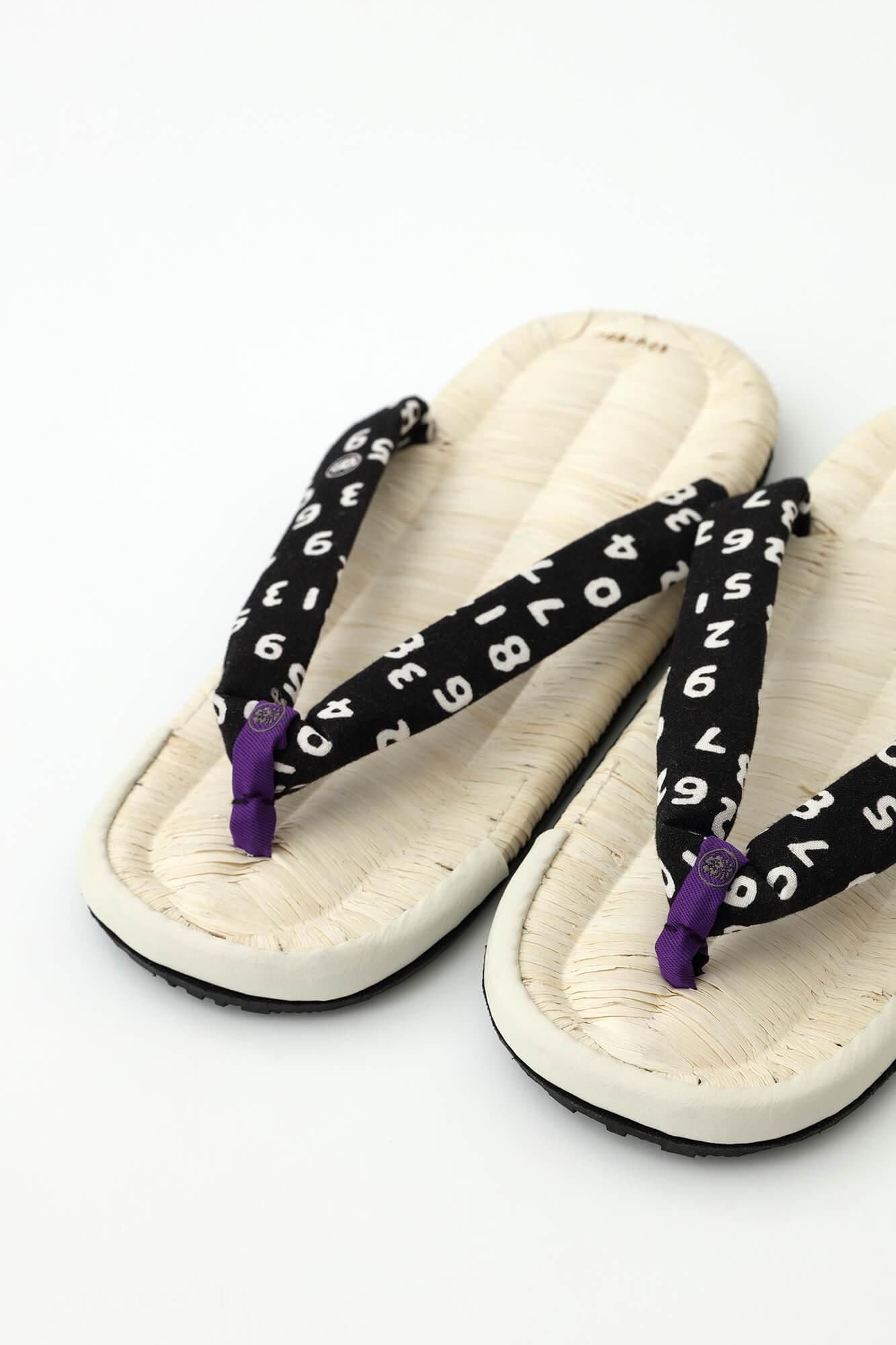 草履涼鞋 茶竹/SO-SU-U十數 昆 黑色