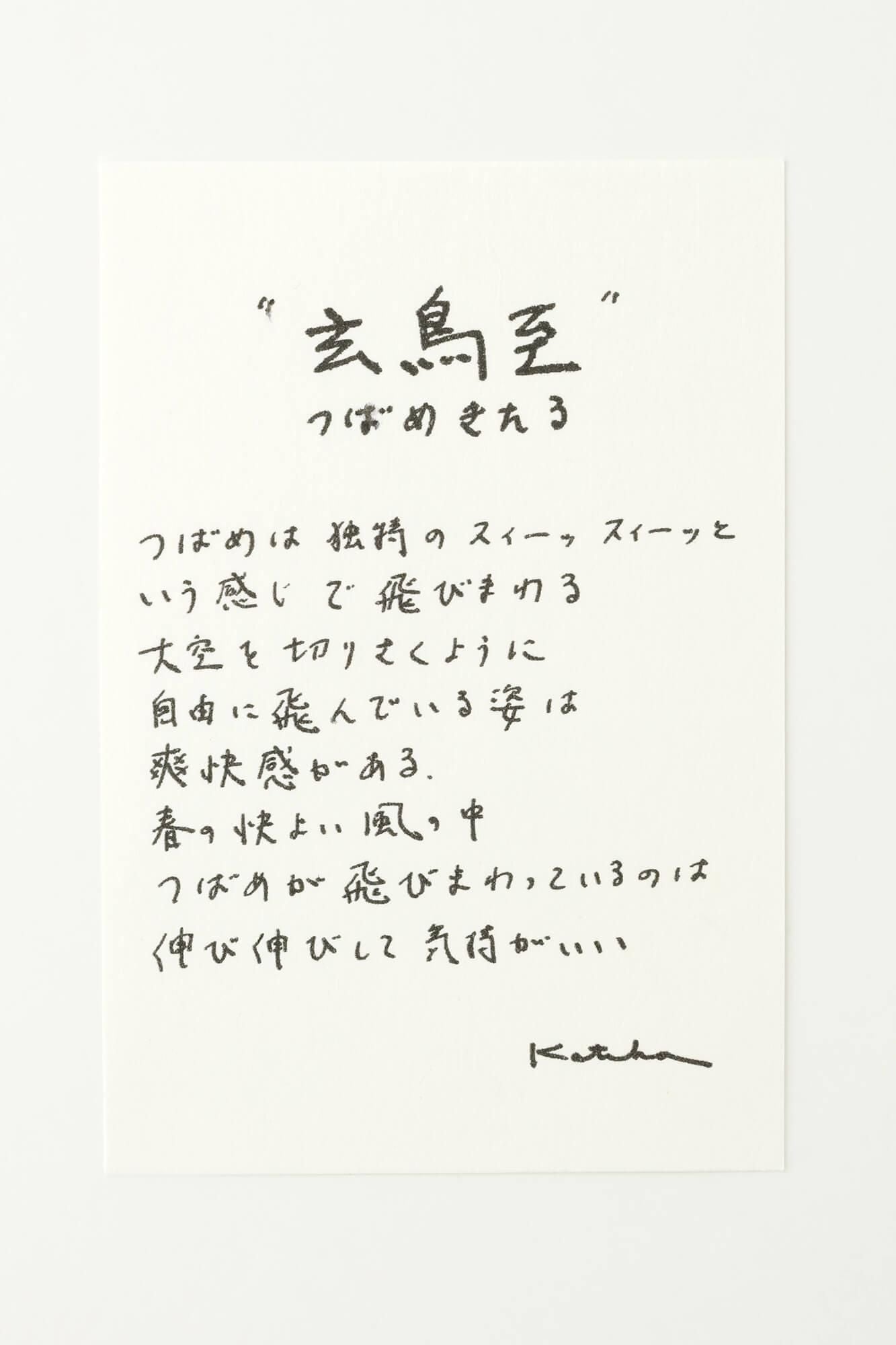 伊勢木綿 textile手ぬぐい/玄鳥至(つばめきたる)