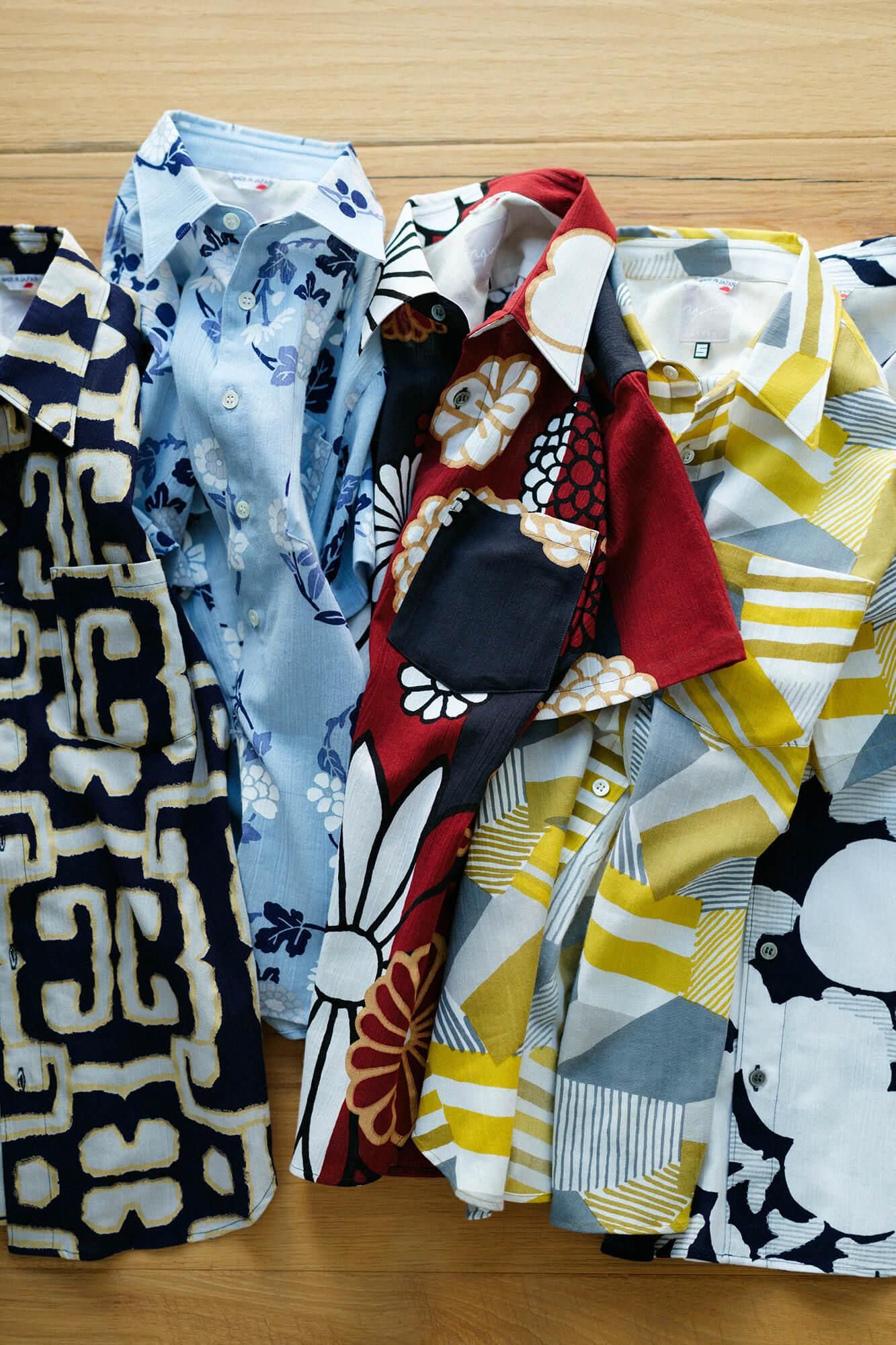 Takashima Chiku 20/20短袖衬衫/原始雕刻