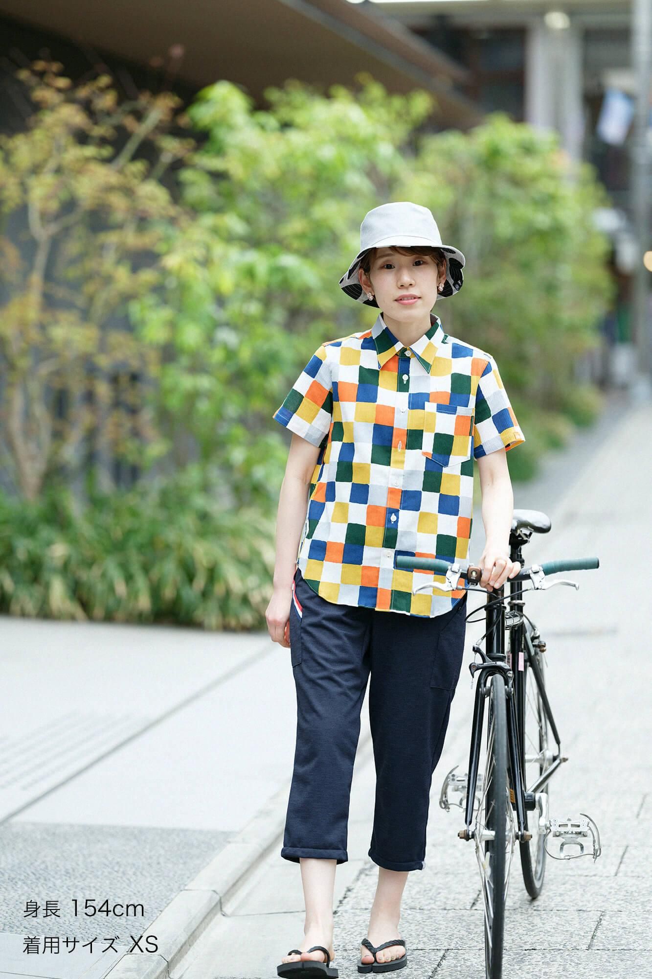 【網路限定】高島縮棉 20/20短袖襯衫/日常 朝茶事