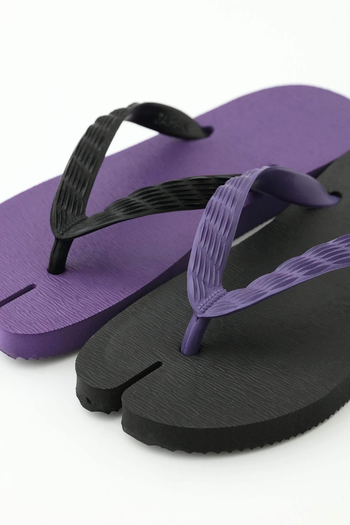 千日足袋/菖蒲色(しょうぶいろ)×濡羽色(ぬればいろ)