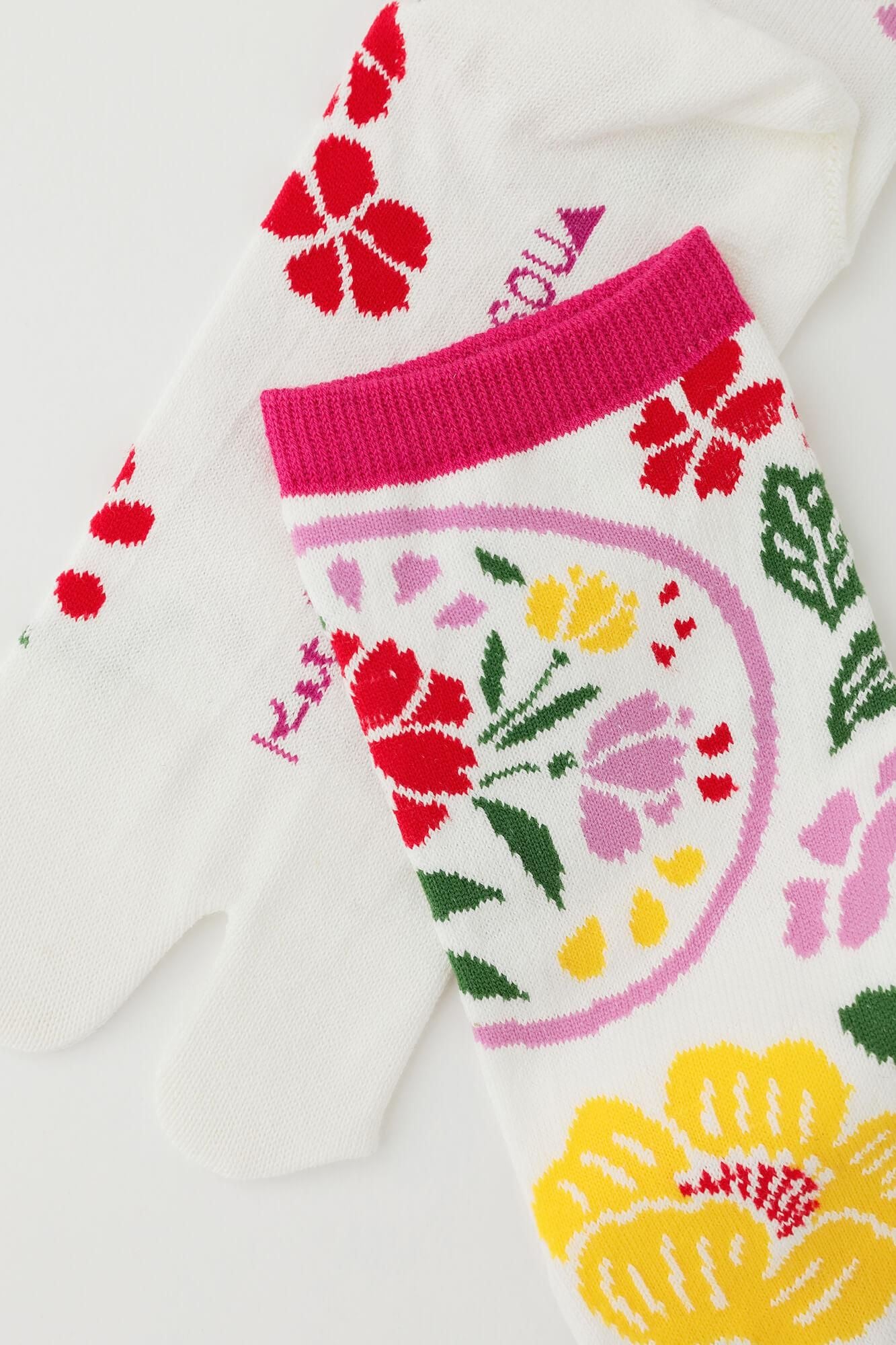 足袋下(普通丈)/桃山桜(ももやまざくら)【女性用のみ】