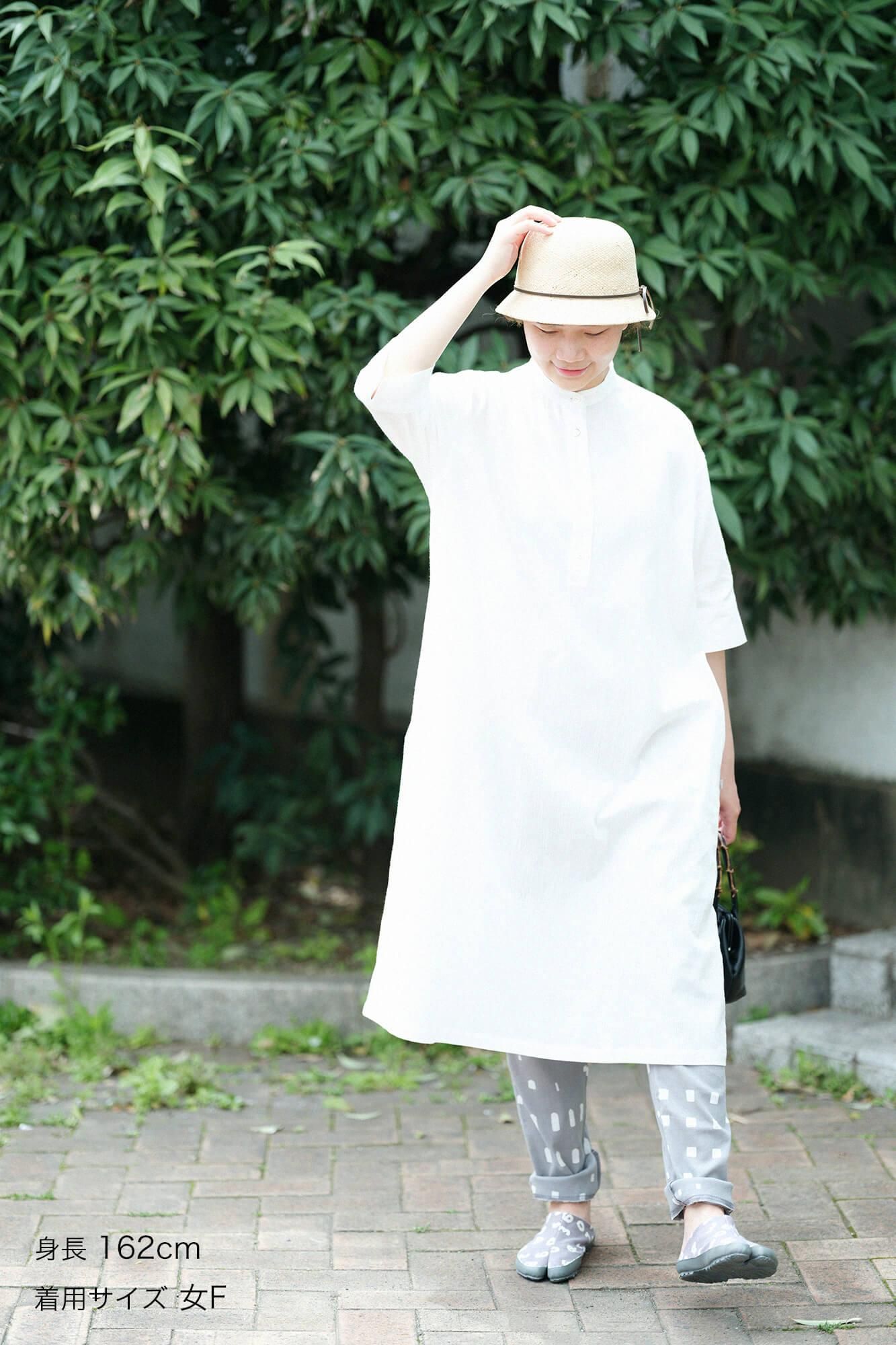 Shiji Takashima 20/20 H.N. Grand 衬衫连衣裙 6/4 袖/Tsukumo