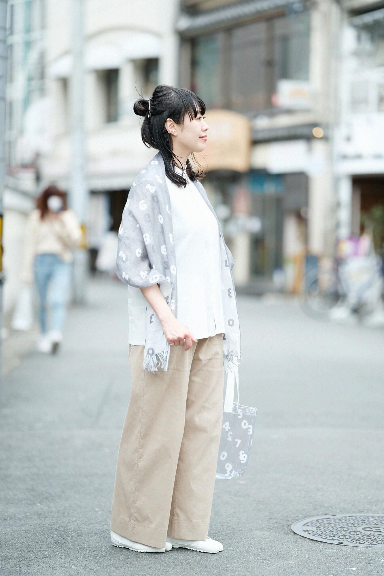 Chizimi Cotton 20/20 Stand Collar Short Sleeve Shirt SP / White