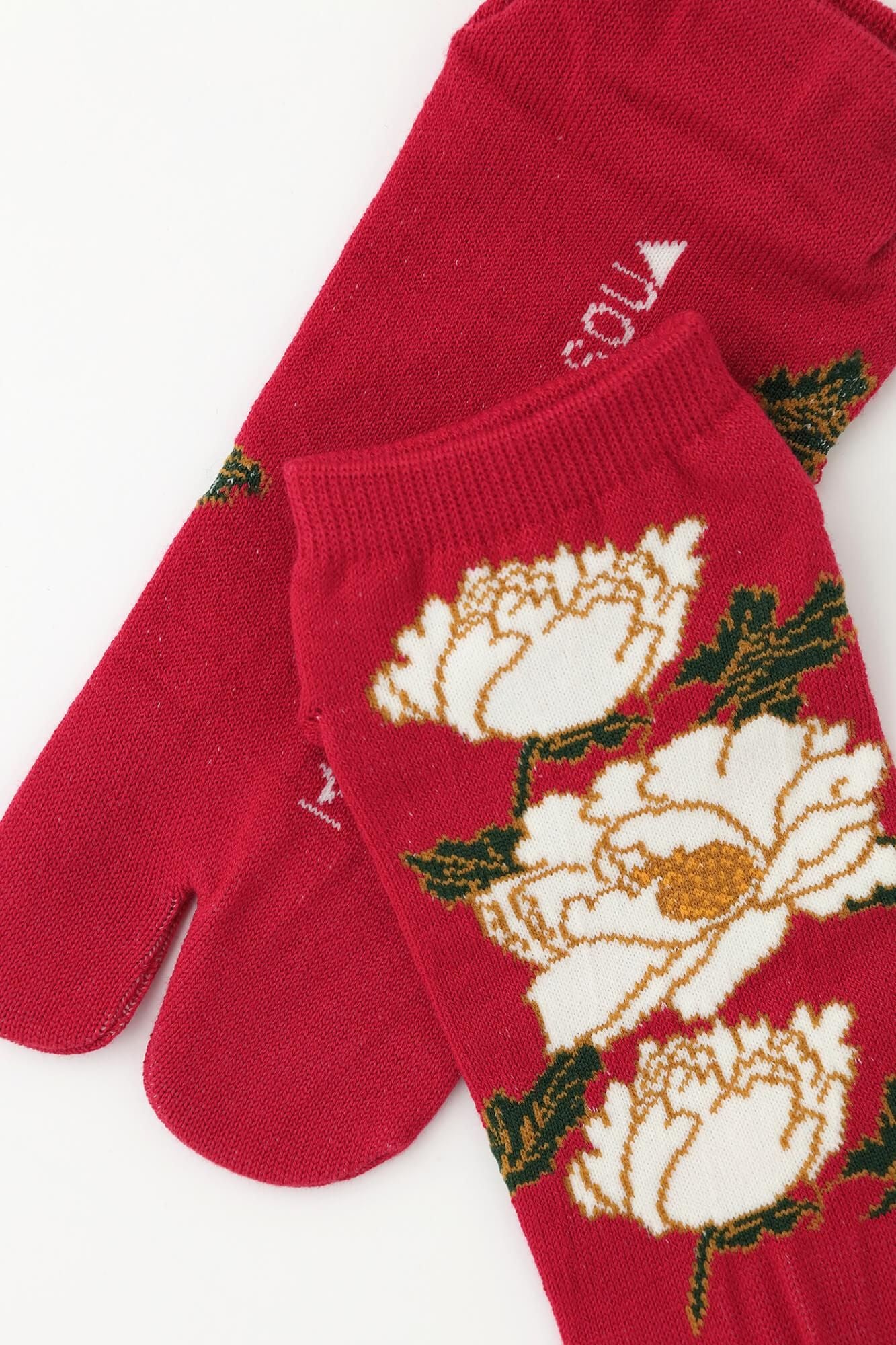 分趾襪(腳踝長度)/牡丹華【男・女性用】