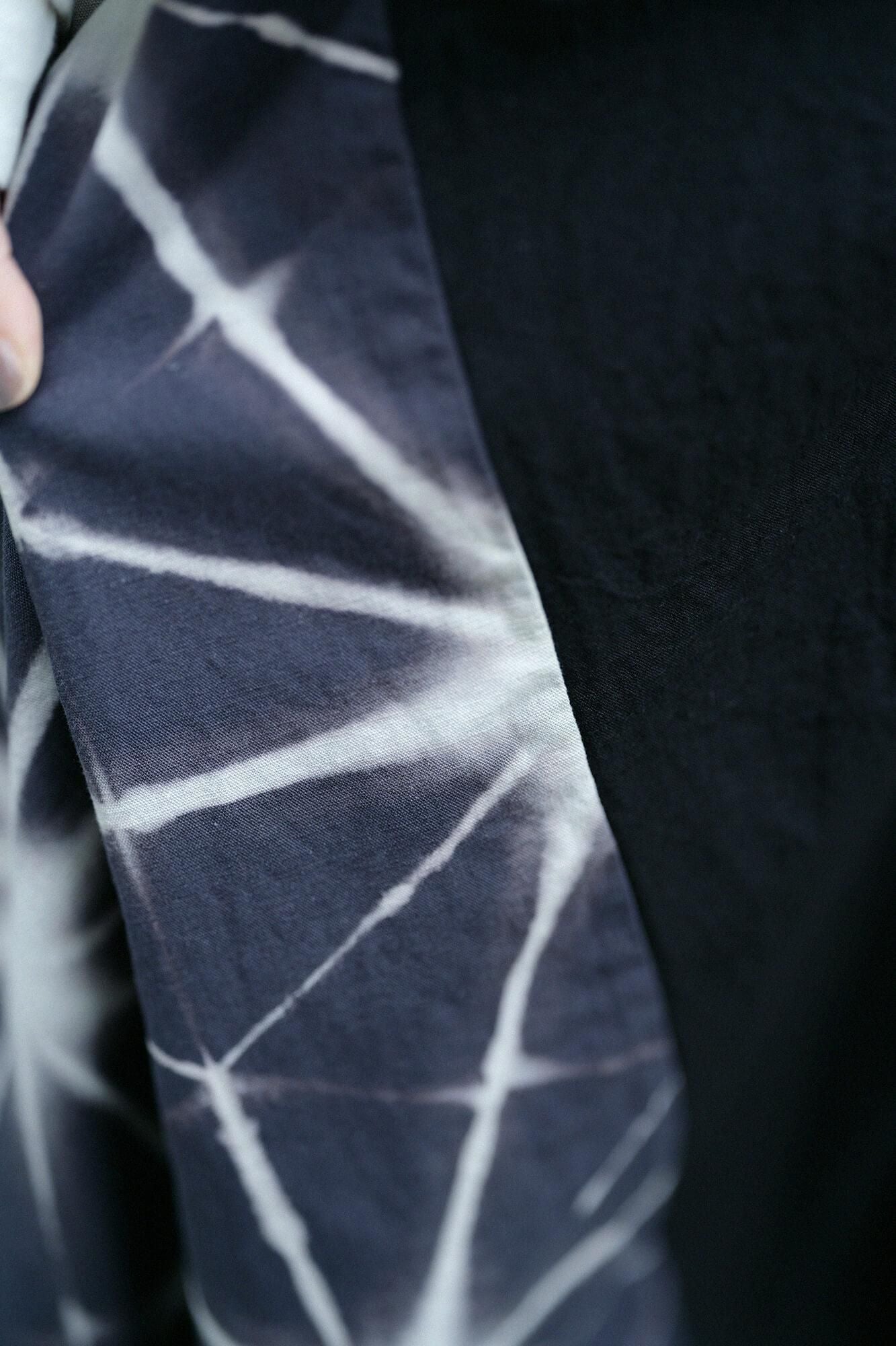 田端紮染 伊勢木棉 20/20 麻混紡 富士(飛鼠褲)雪花麻葉