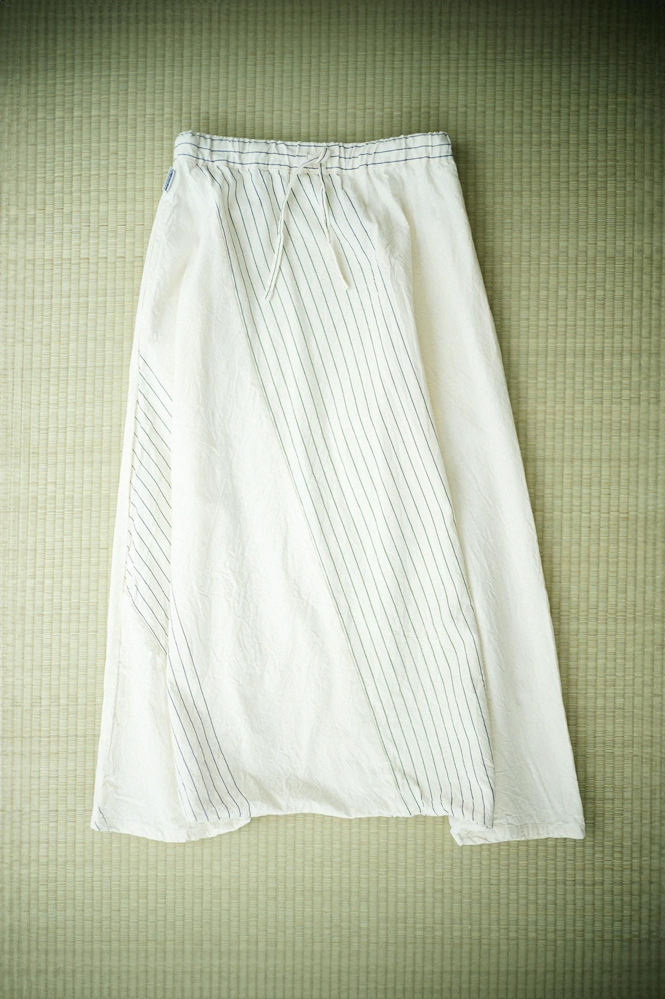 Isemomen Cotton 20/20 Fuji Pants 2.0/ Half Striped Raw White