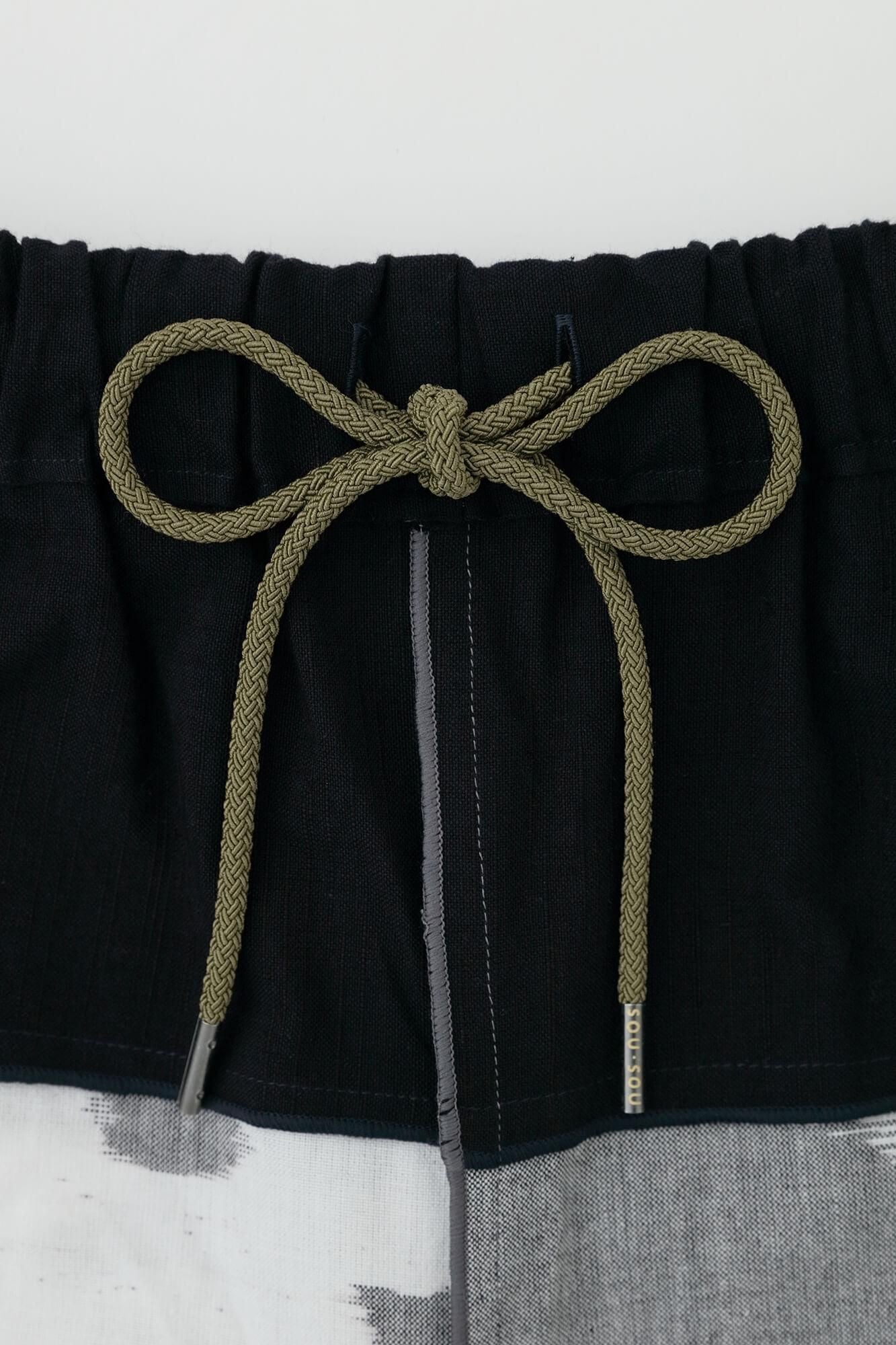 Kurume Kasuri obi Monpe/Hanagasane Mokuhai(Mokuhai)2