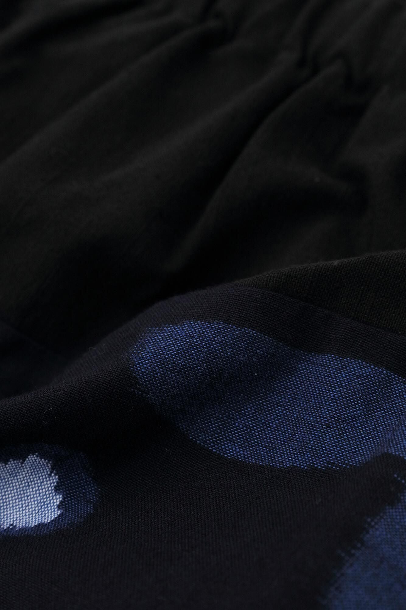 Kurume Kasuri Obi Style Pant / Suzushiroso Dark Blue 2