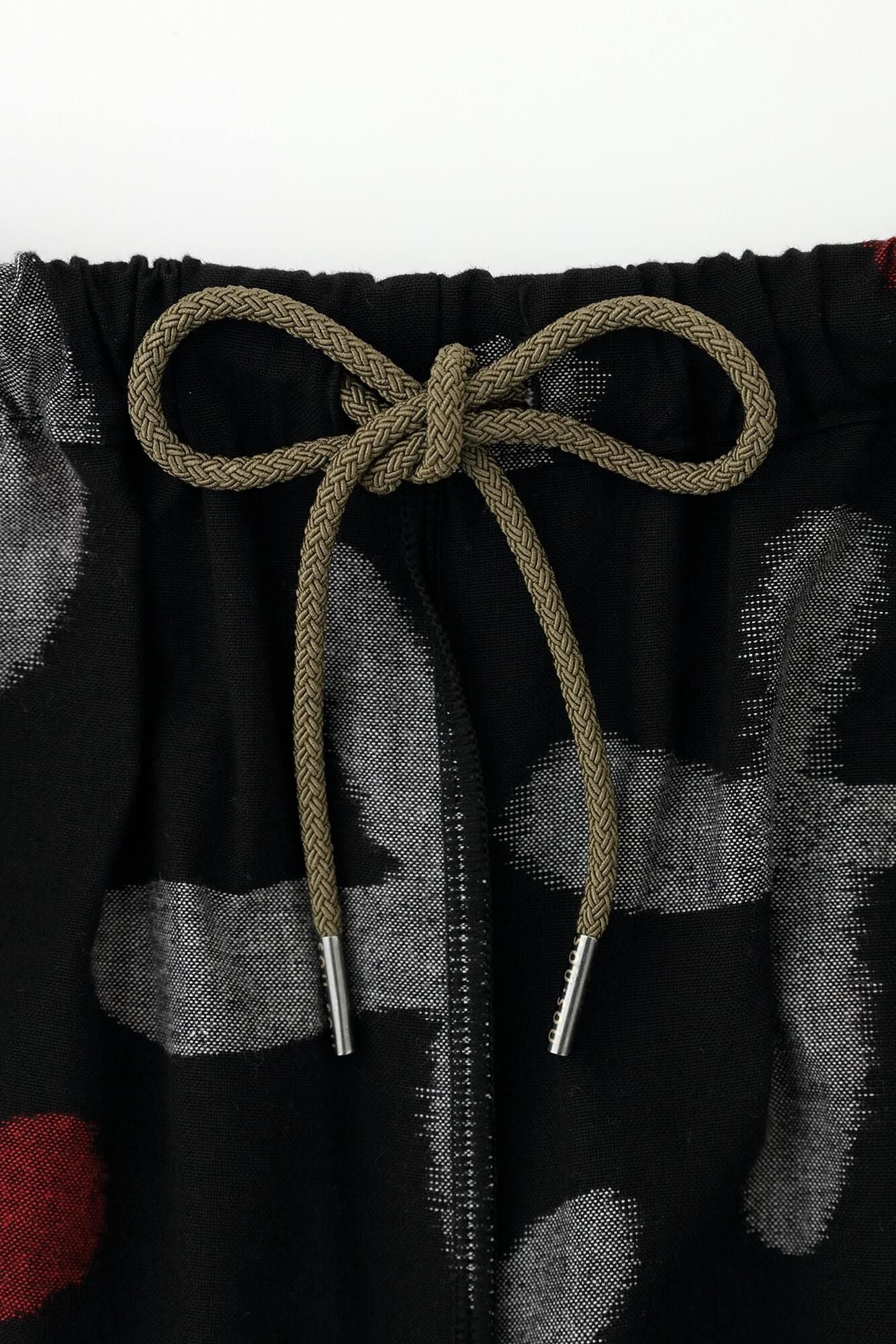 kurume kasuri褶皱蒙佩斯/suzushiro草湿羽毛颜色(nuzairo)