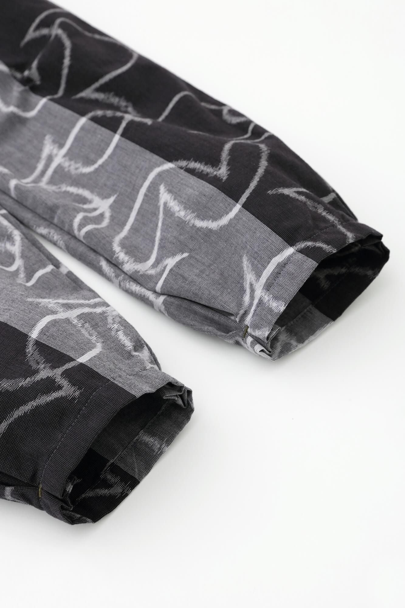 kurume kasuri folds monpe/happy mokuhai(mokuhai)