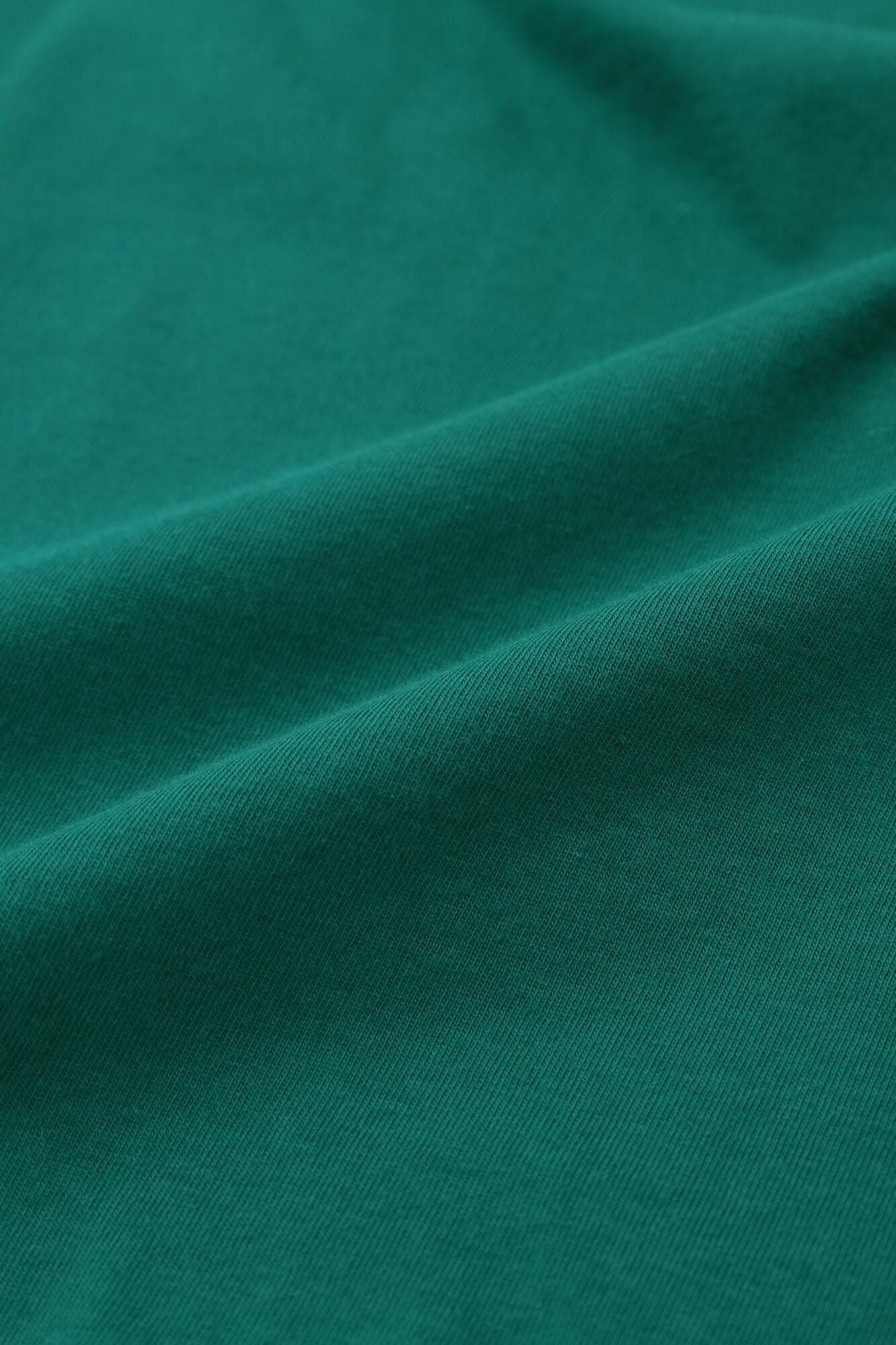 Stitched V-neck Top / Fern Green