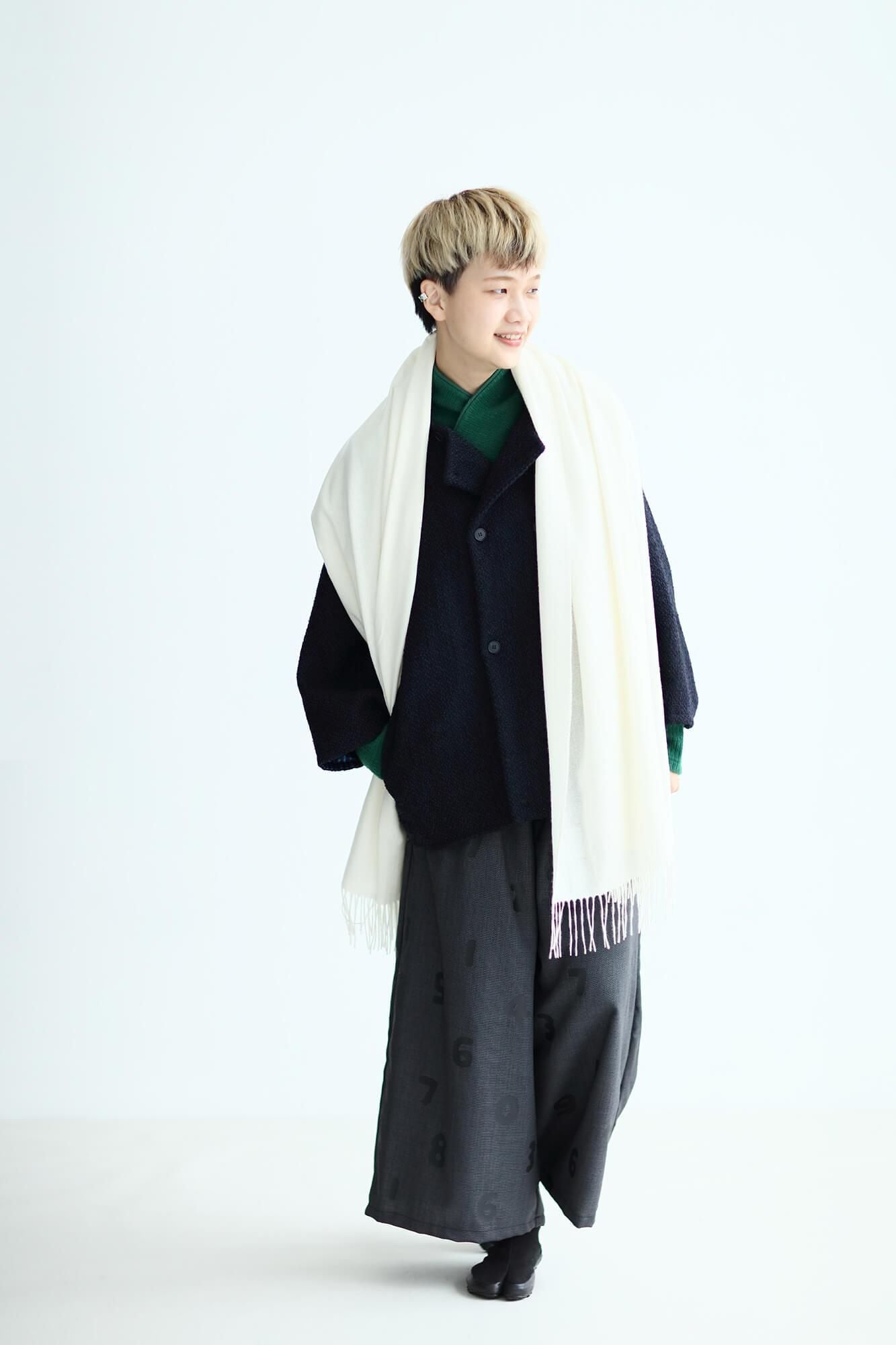 Baby Cash (R) Gauze Stole / Ecru