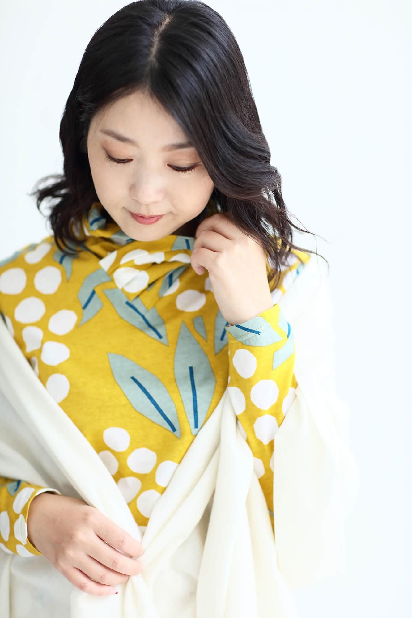 Baby Cash (R) Gauze Stole / Ecru