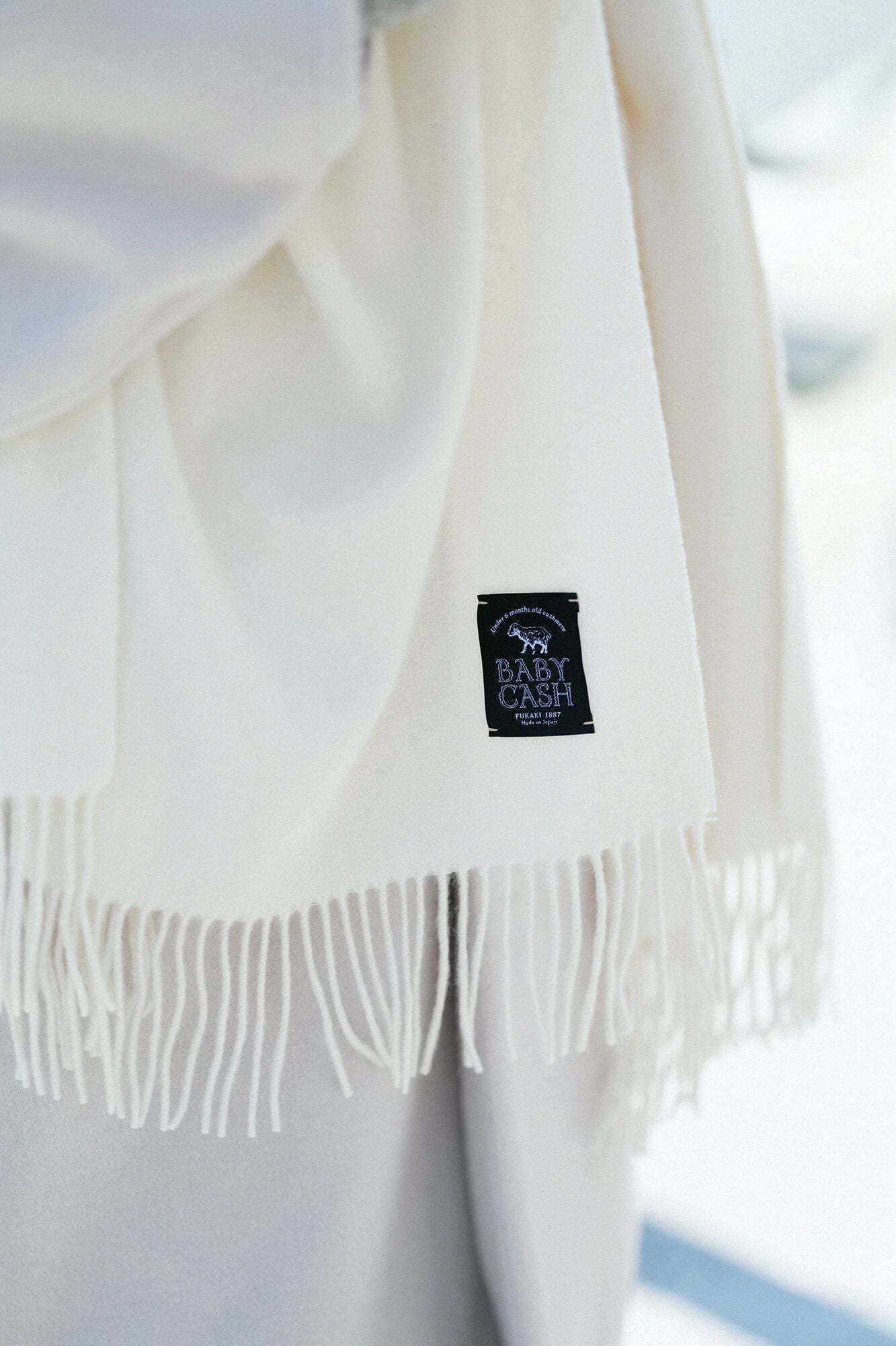 Baby Cash(R) Long Muffler / Ecru